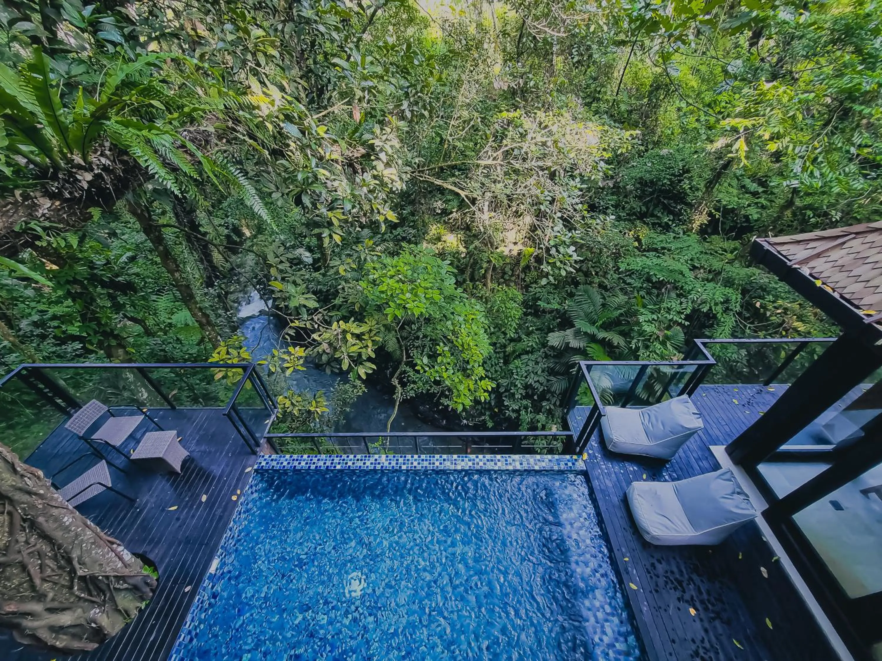 Two Bedroom Presidential Villa with River View, Heated Pool and Living Room in The Sebali Resort