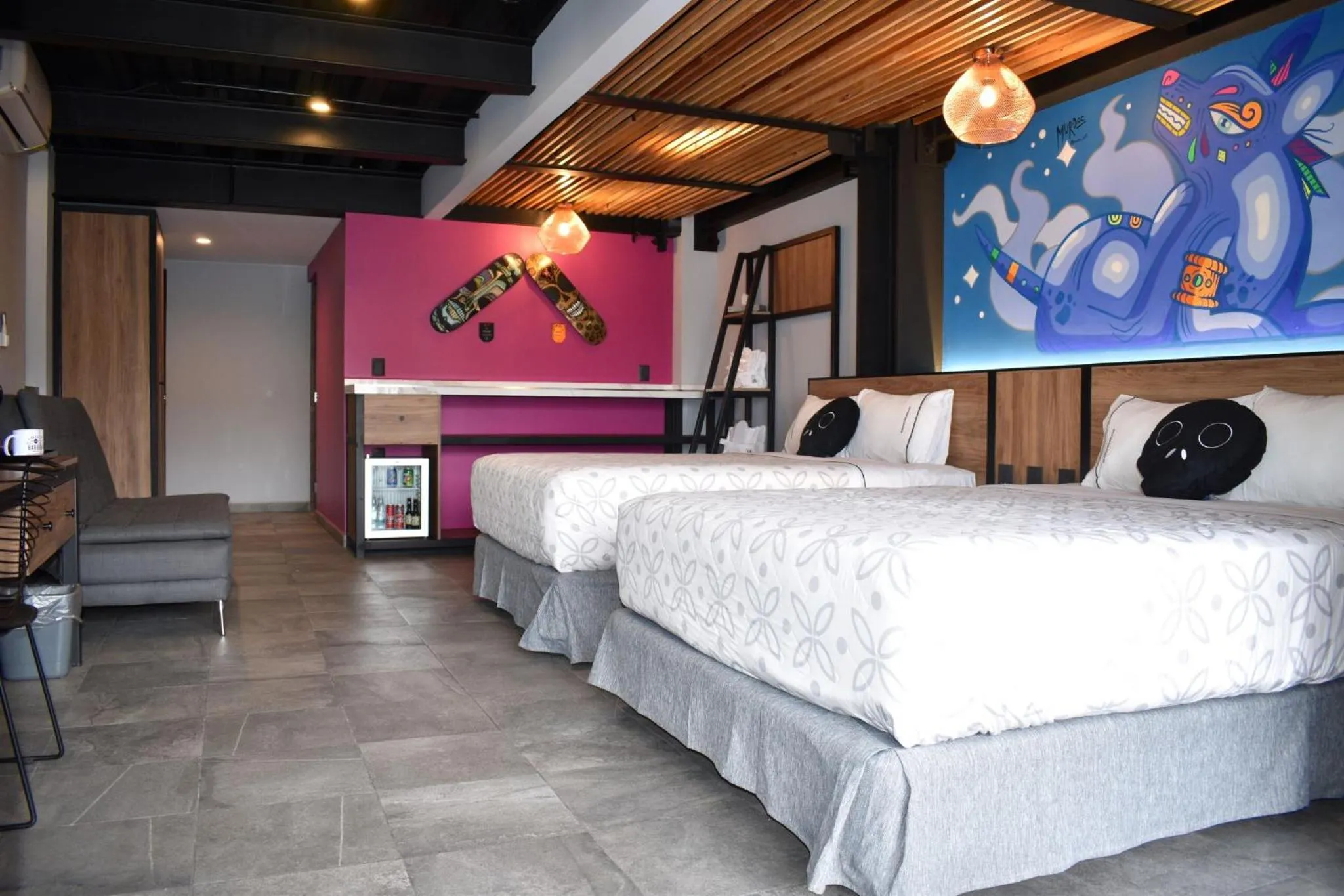 Junior Suite with Terrace in Barrio Downtown Mexico City Hostel