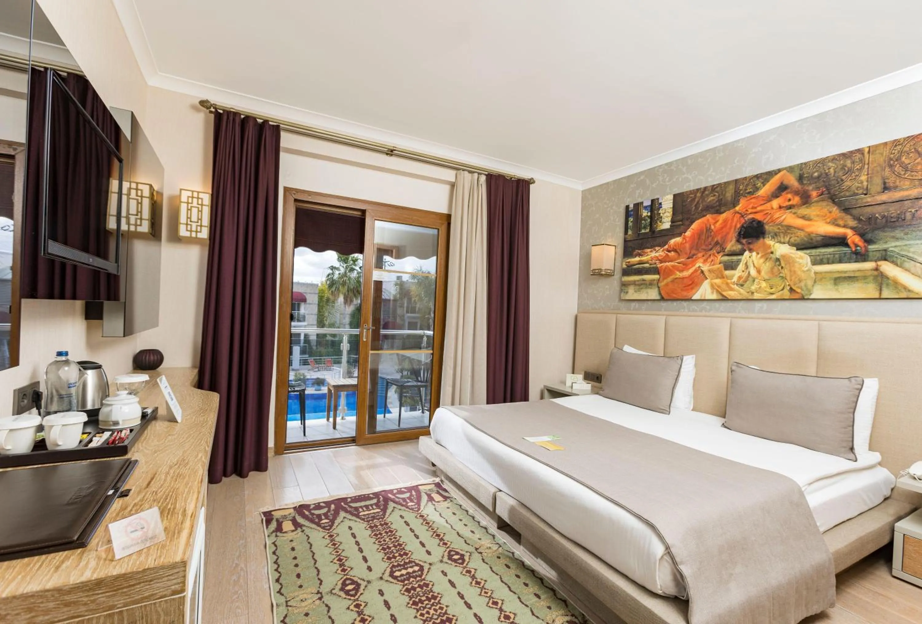 Superior Double or Twin Room with Pool View in Bodrium Hotel & Spa
