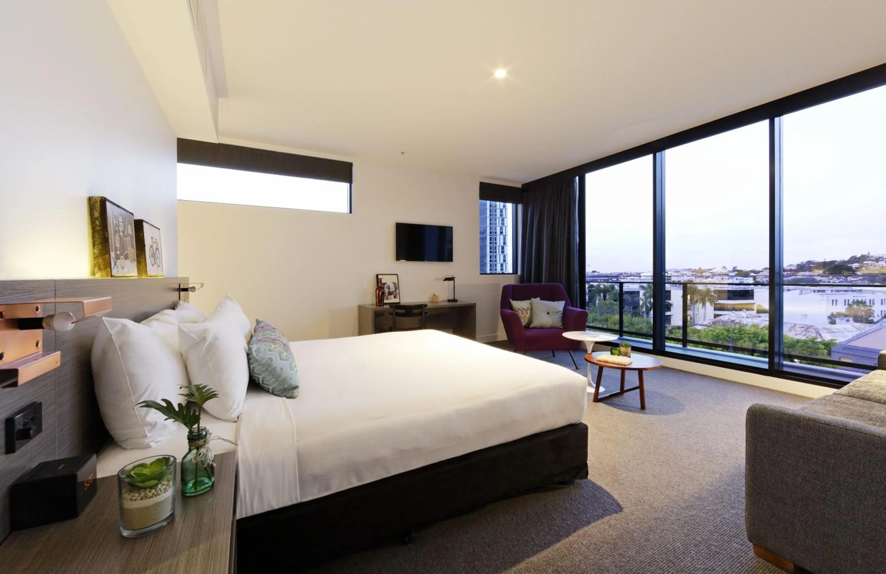 Executive King Suite in Alpha Mosaic Hotel Fortitude Valley Brisbane