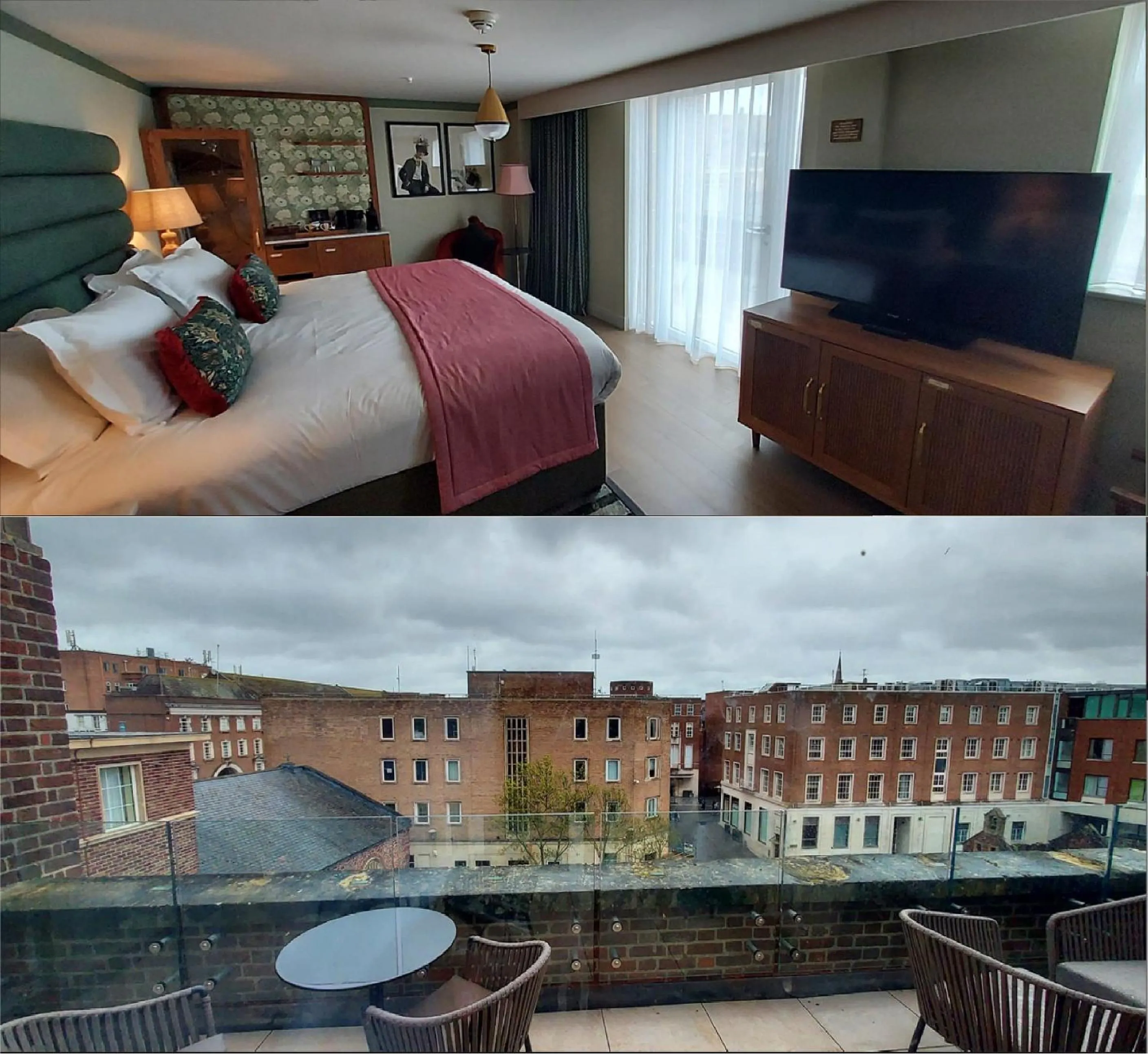 Premium King Room with Balcony in Hotel Indigo - Exeter by IHG