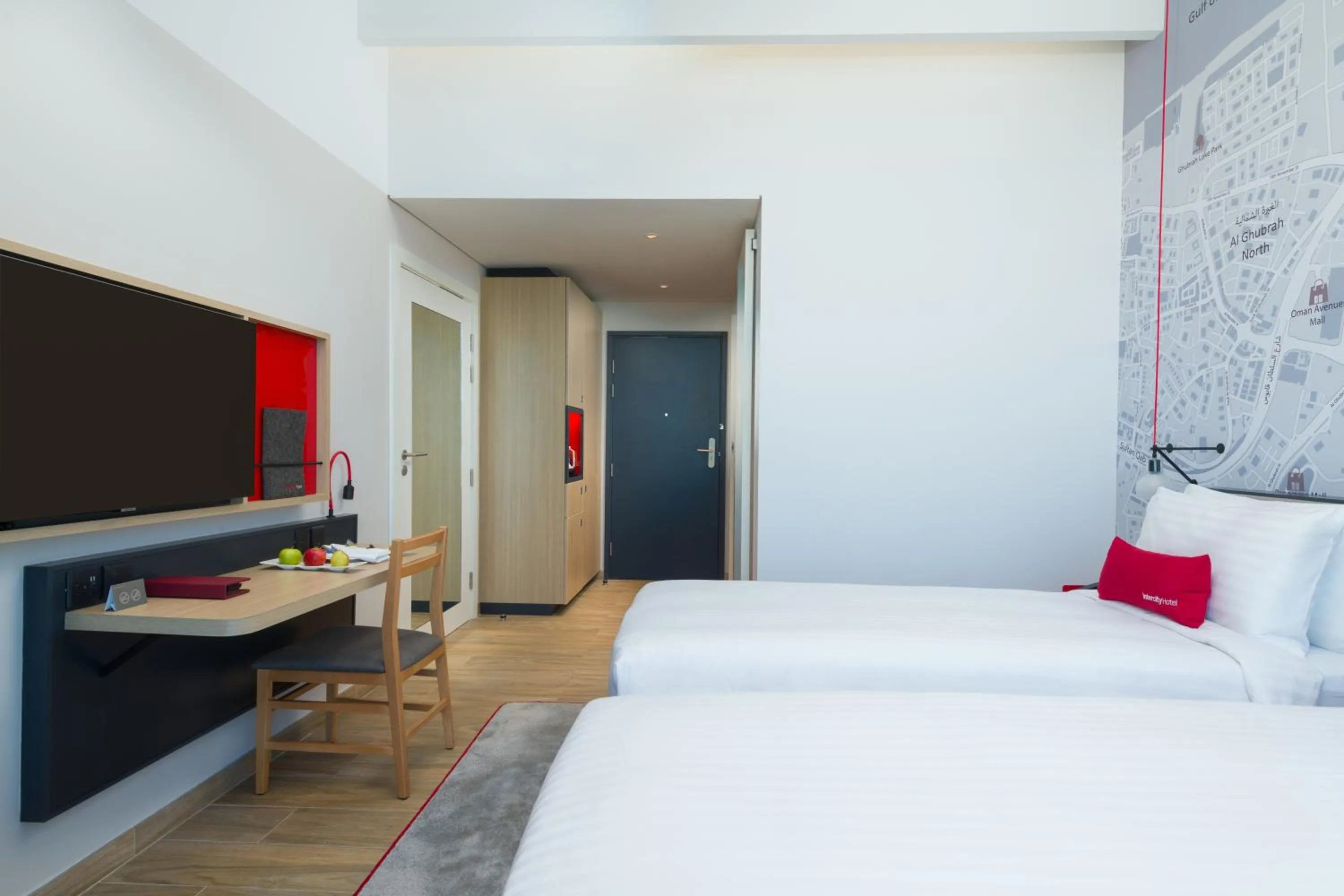 Deluxe Twin Room with Sea View in IntercityHotel Muscat