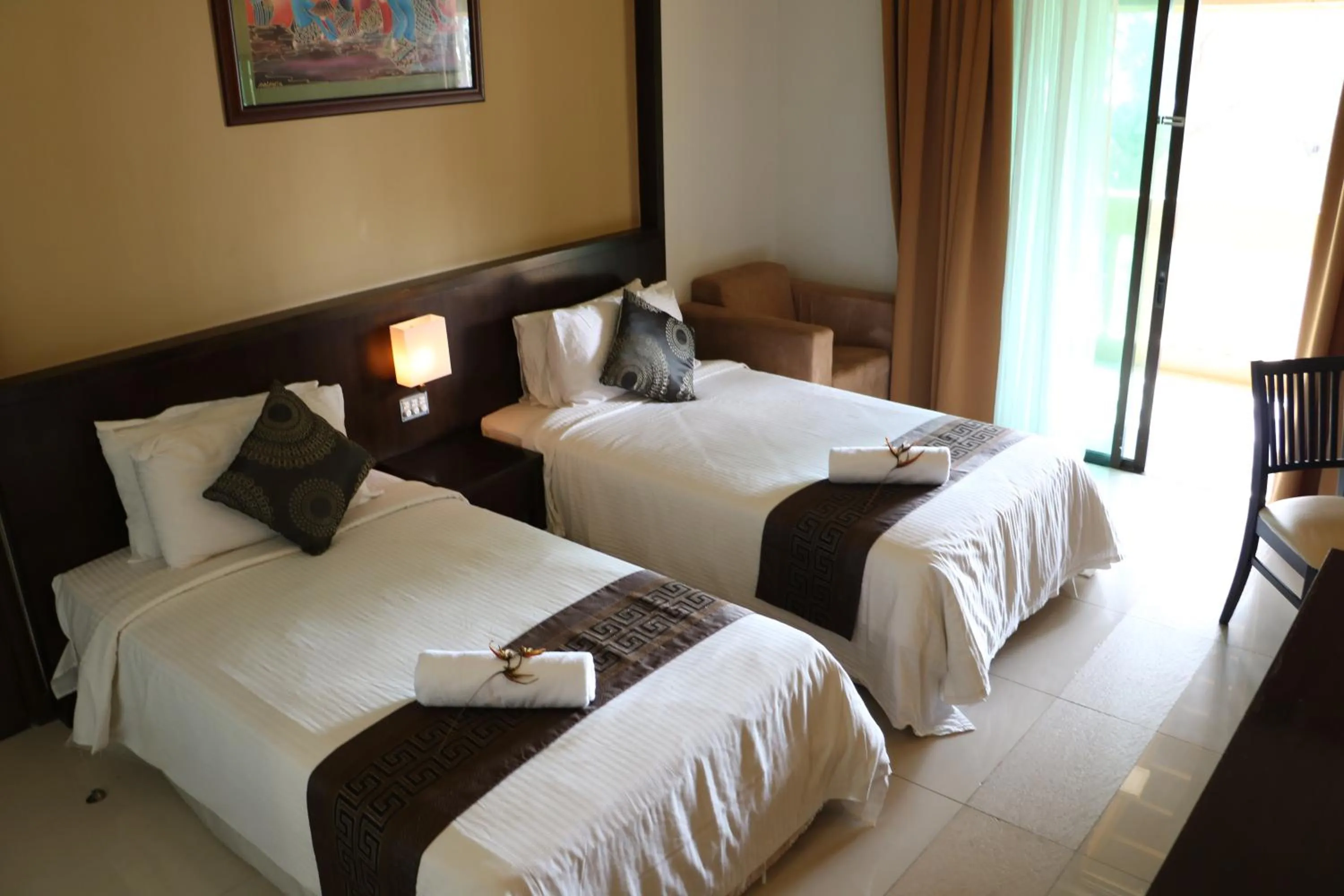 Deluxe Twin Room (Seaview) in Hotel Felda Residence Tanjung Leman