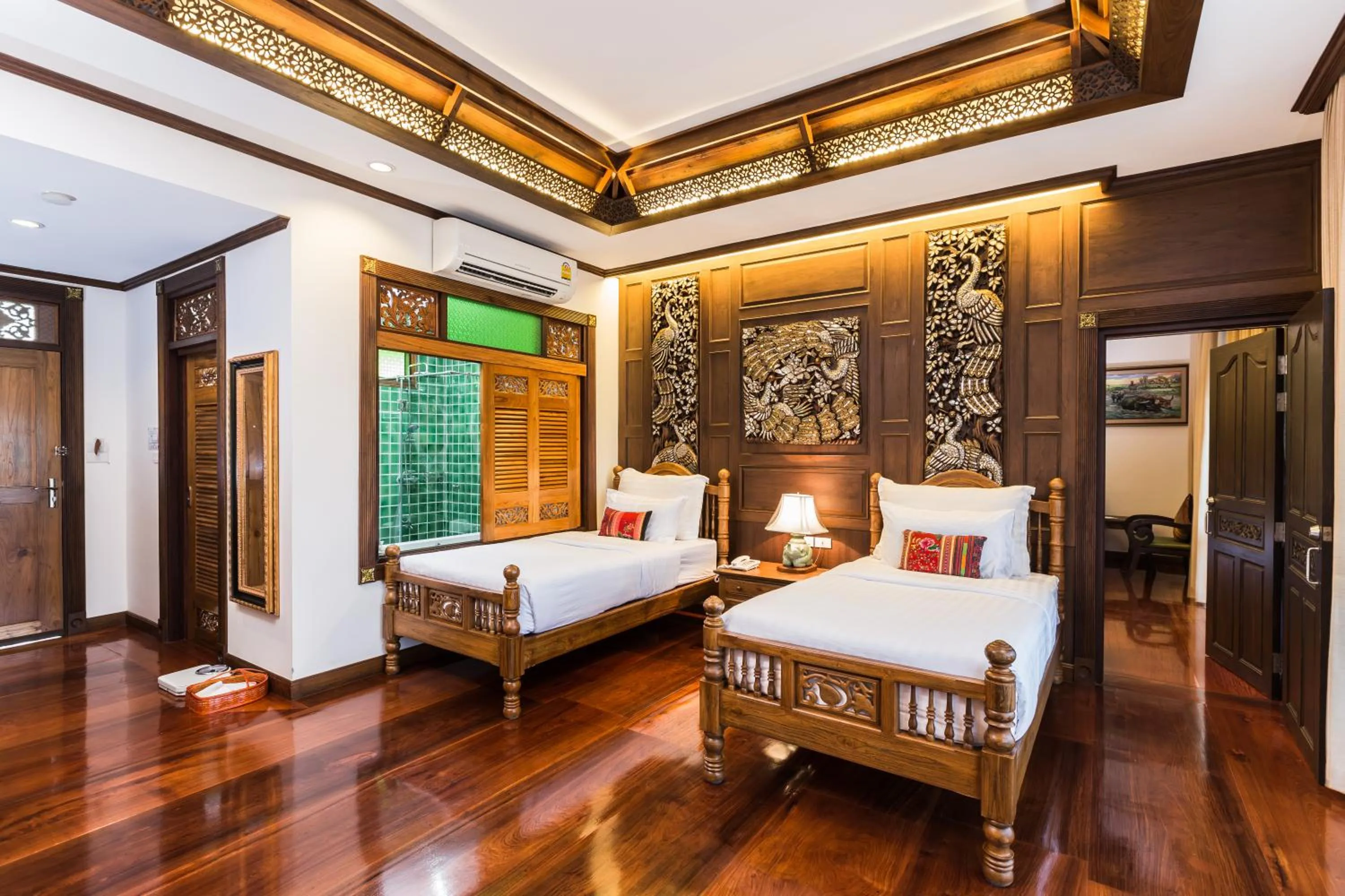 Twin Room with Garden View in Phusanfah Resort
