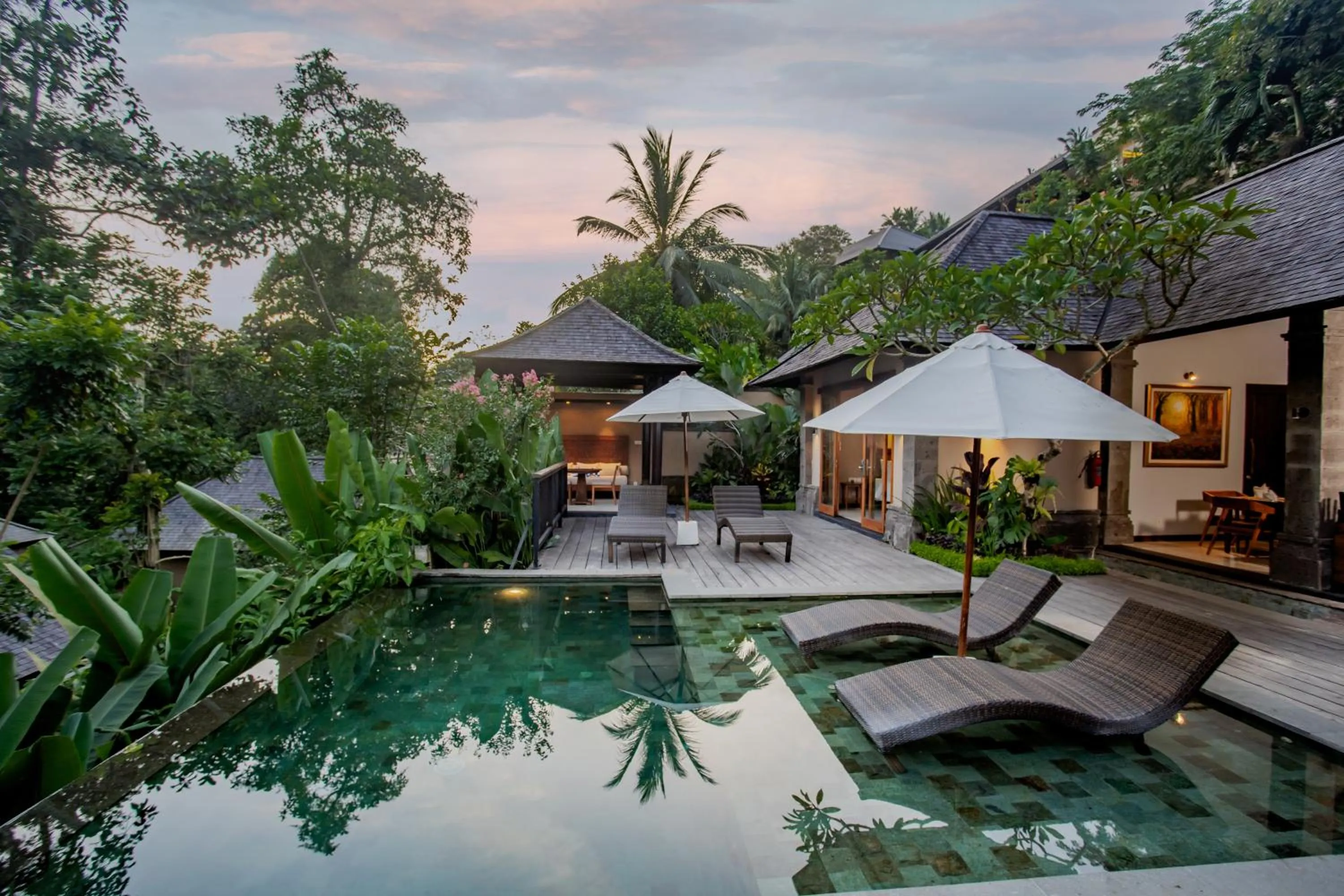 Two-Bedroom Villa with Private Pool  and Valley View in The Lokha Ubud Resort, Villas & SPA
