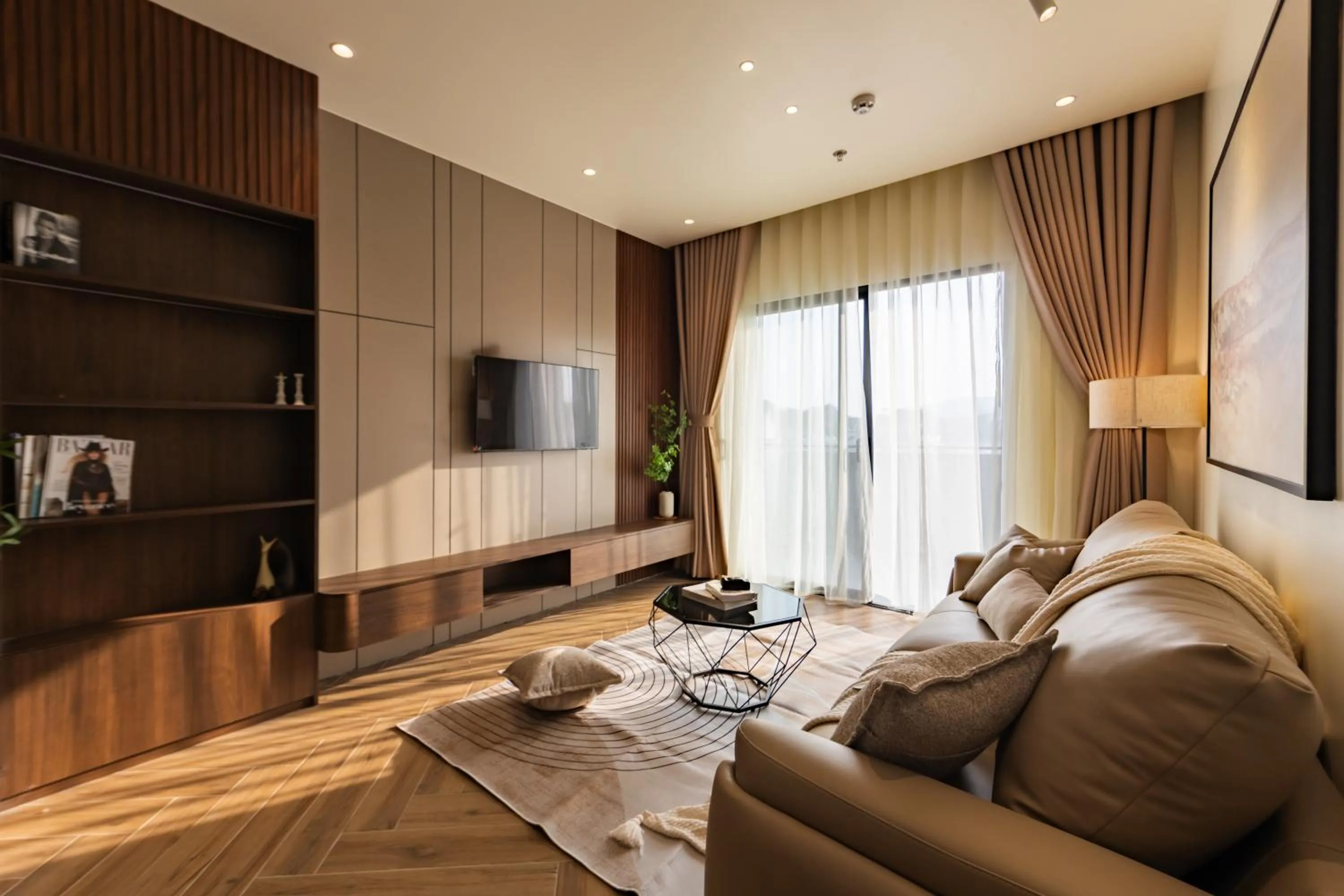 Two-Bedroom Apartment with City View in TTR Central Apart Hotel