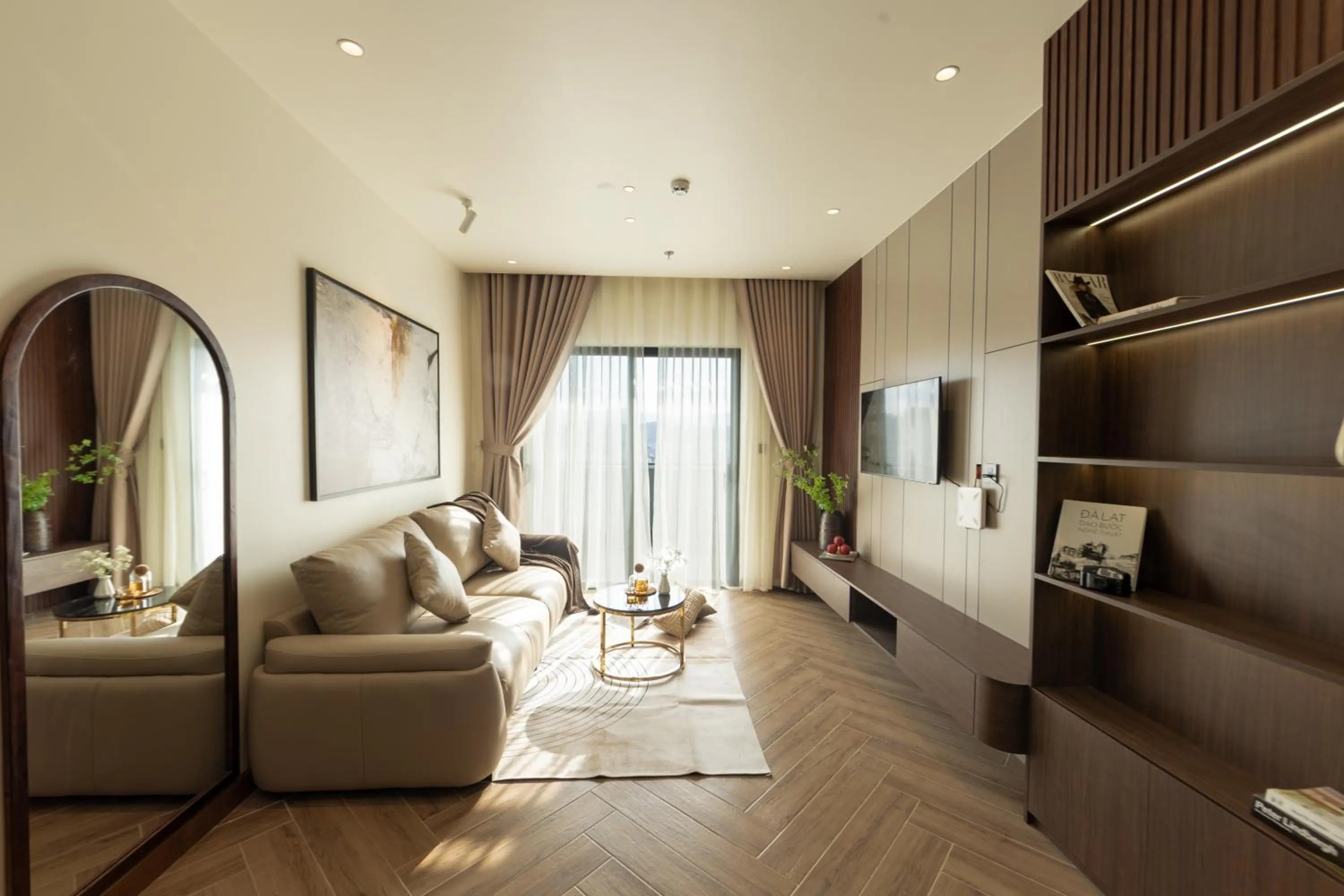 Two-Bedroom Apartment with City View in TTR Central Apart Hotel