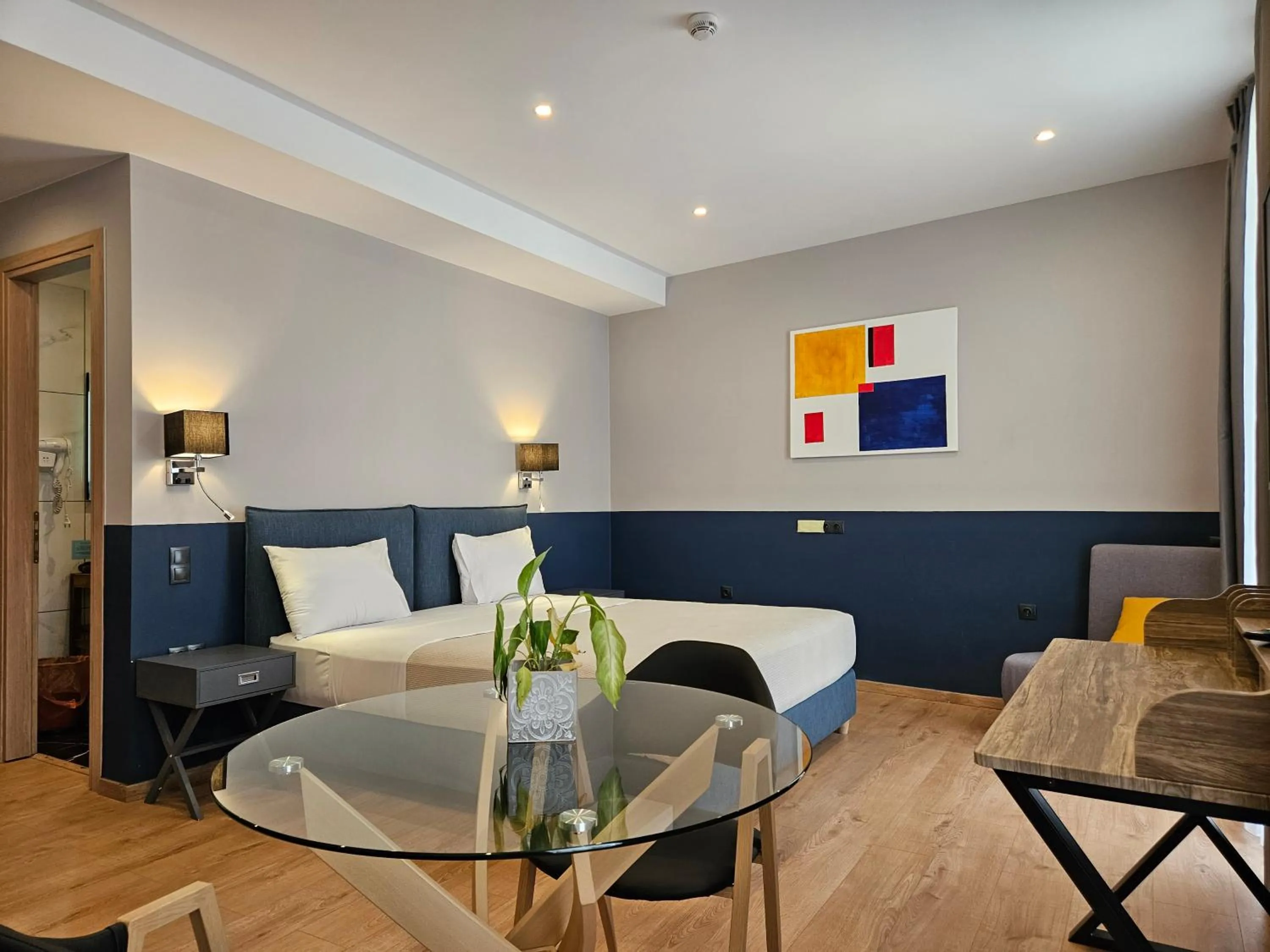 Junior Suite with Terrace & City View | High Floor in The Vault Athens