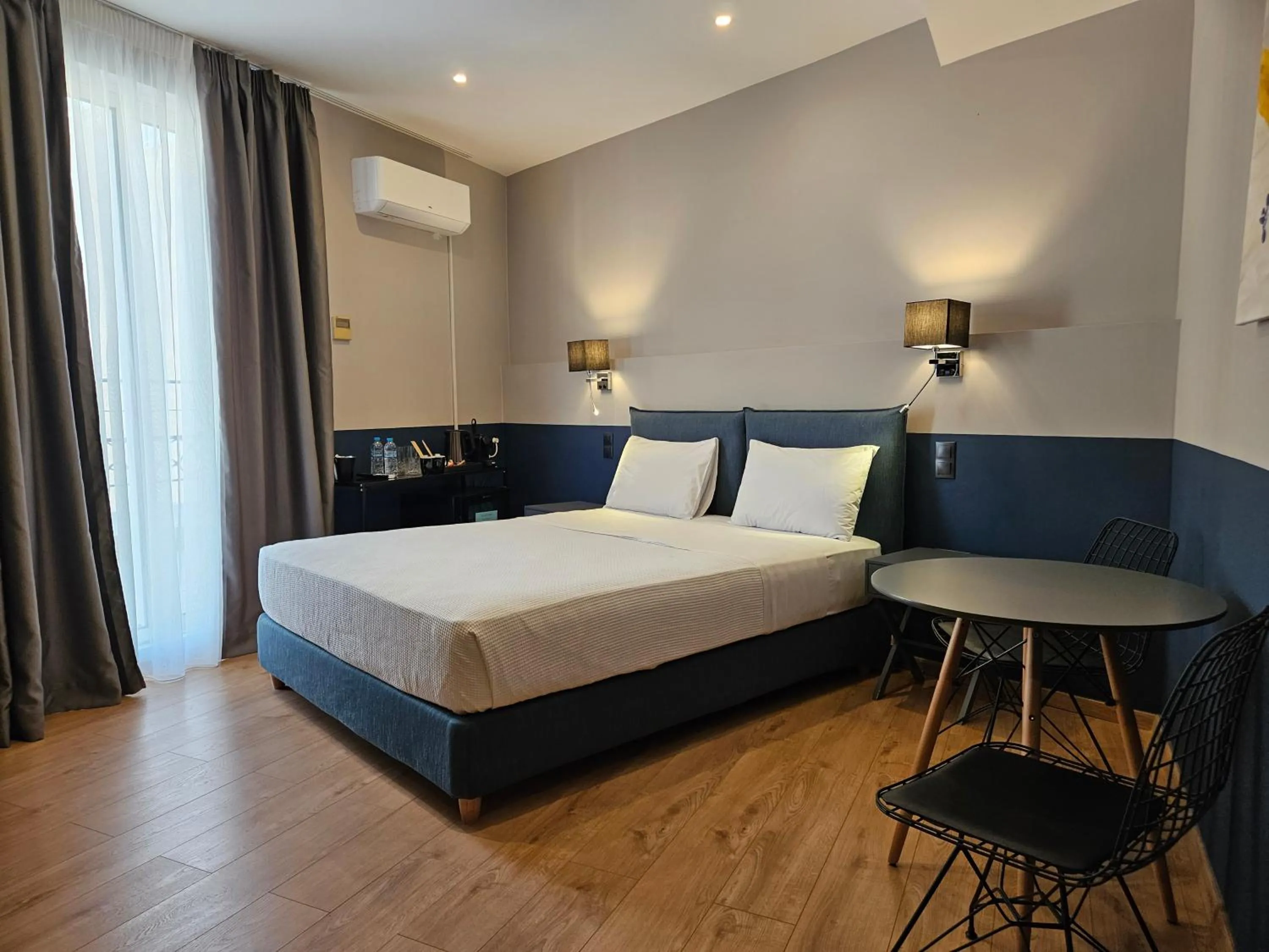 Standard Room with Terrace & City View | High Floor in The Vault Athens