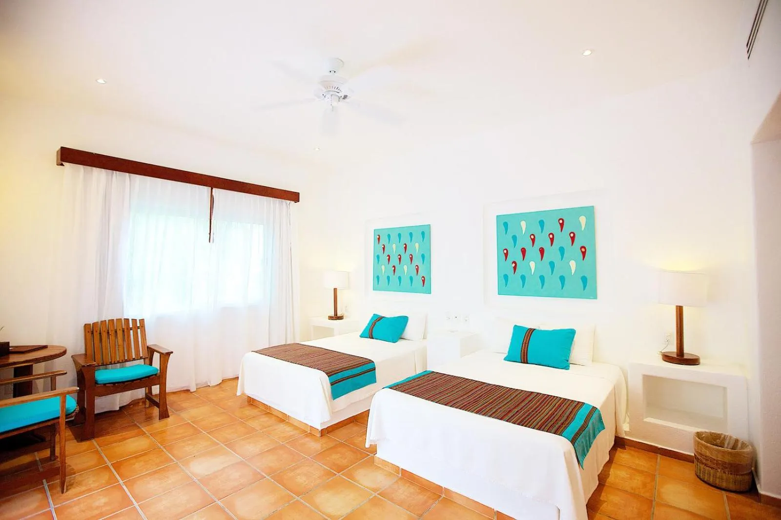 Double Room with Two Double Beds in Hotel Rancho Encantado