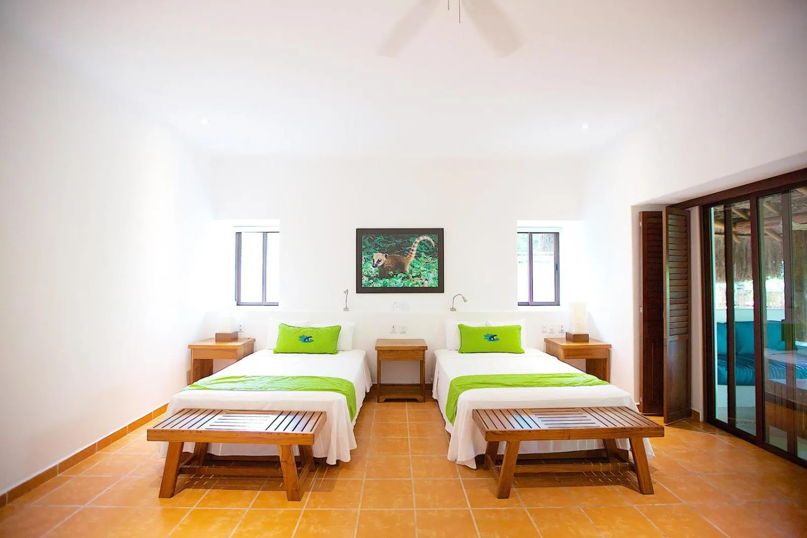 Standard Twin Room with Garden View in Hotel Rancho Encantado