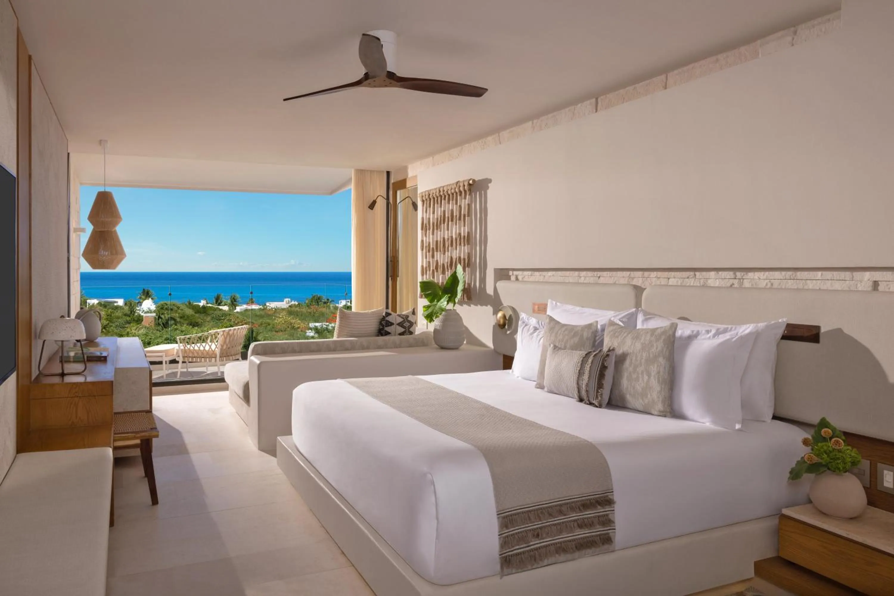 Junior King Suite with Partial Ocean View in Impression Isla Mujeres by Secrets - Adults Only - All Inclusive