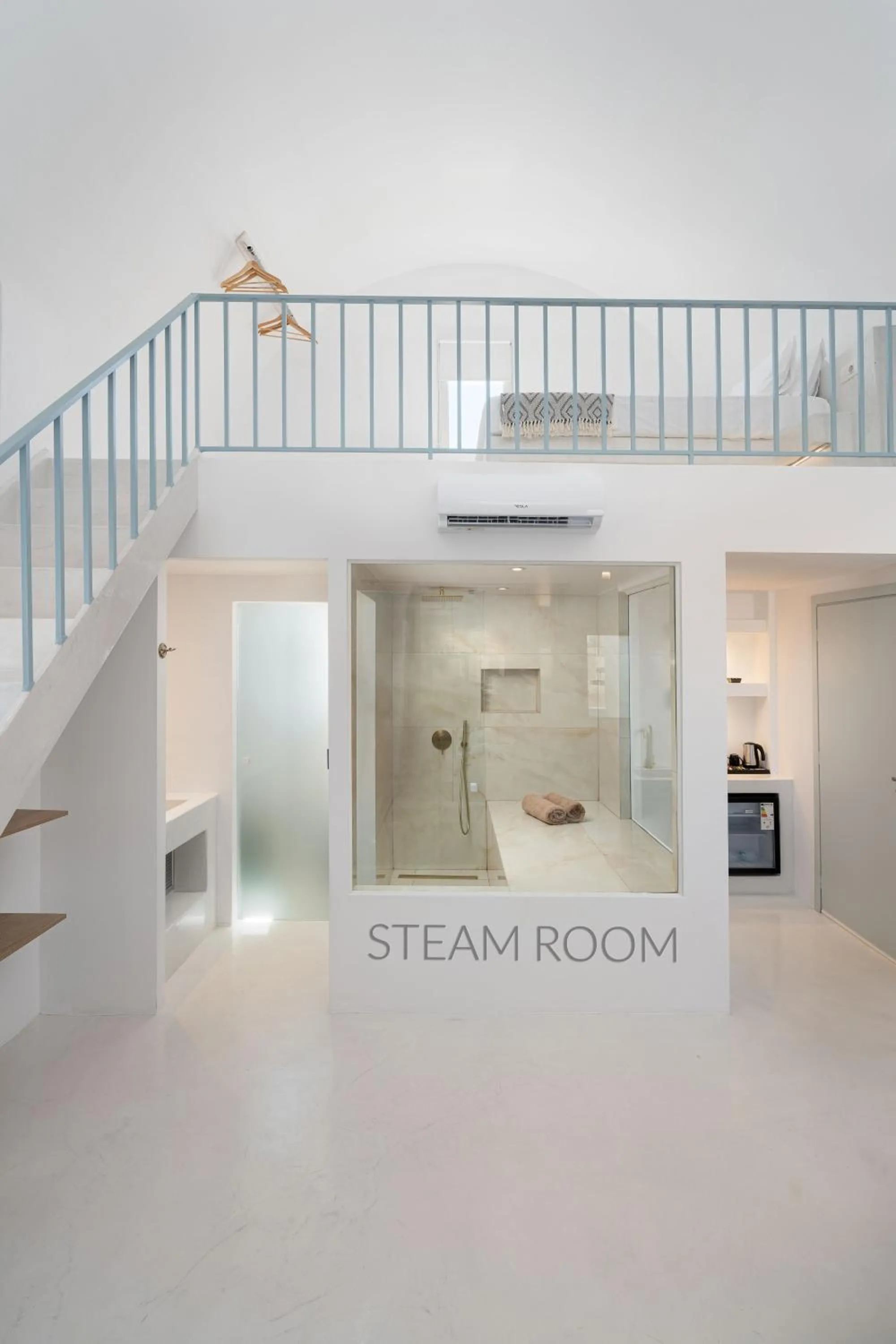 Honeymoon Seaview Maisonette with Private Hot Tub & Private Steam Room in Cycladic Suites & Spa