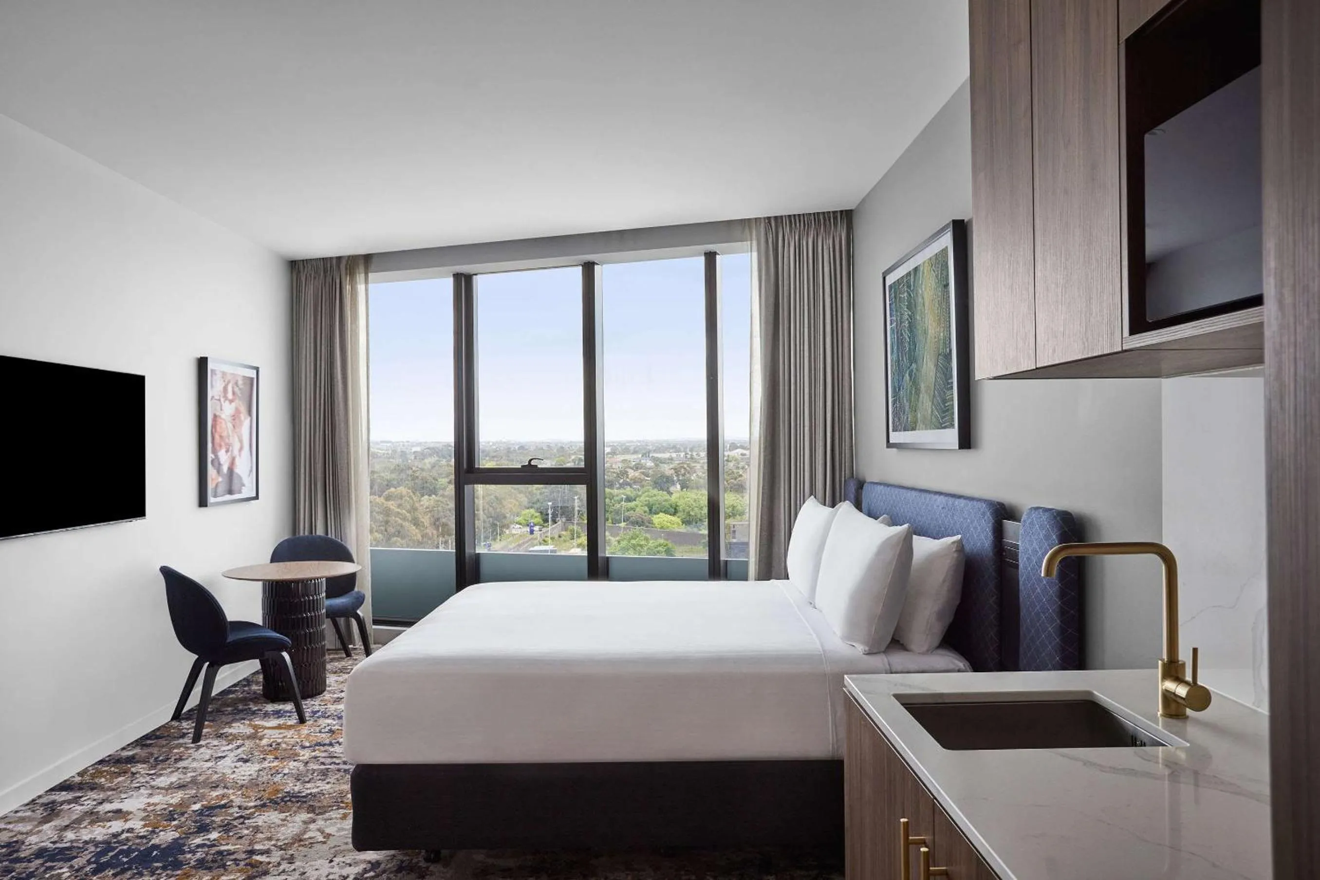 Studio in Adina Apartment Hotel Melbourne, Pentridge