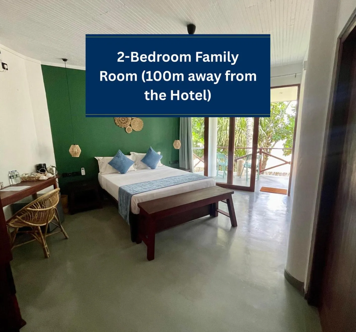 Family Room with Balcony - Annex in Smeralda Resorts Dikwella