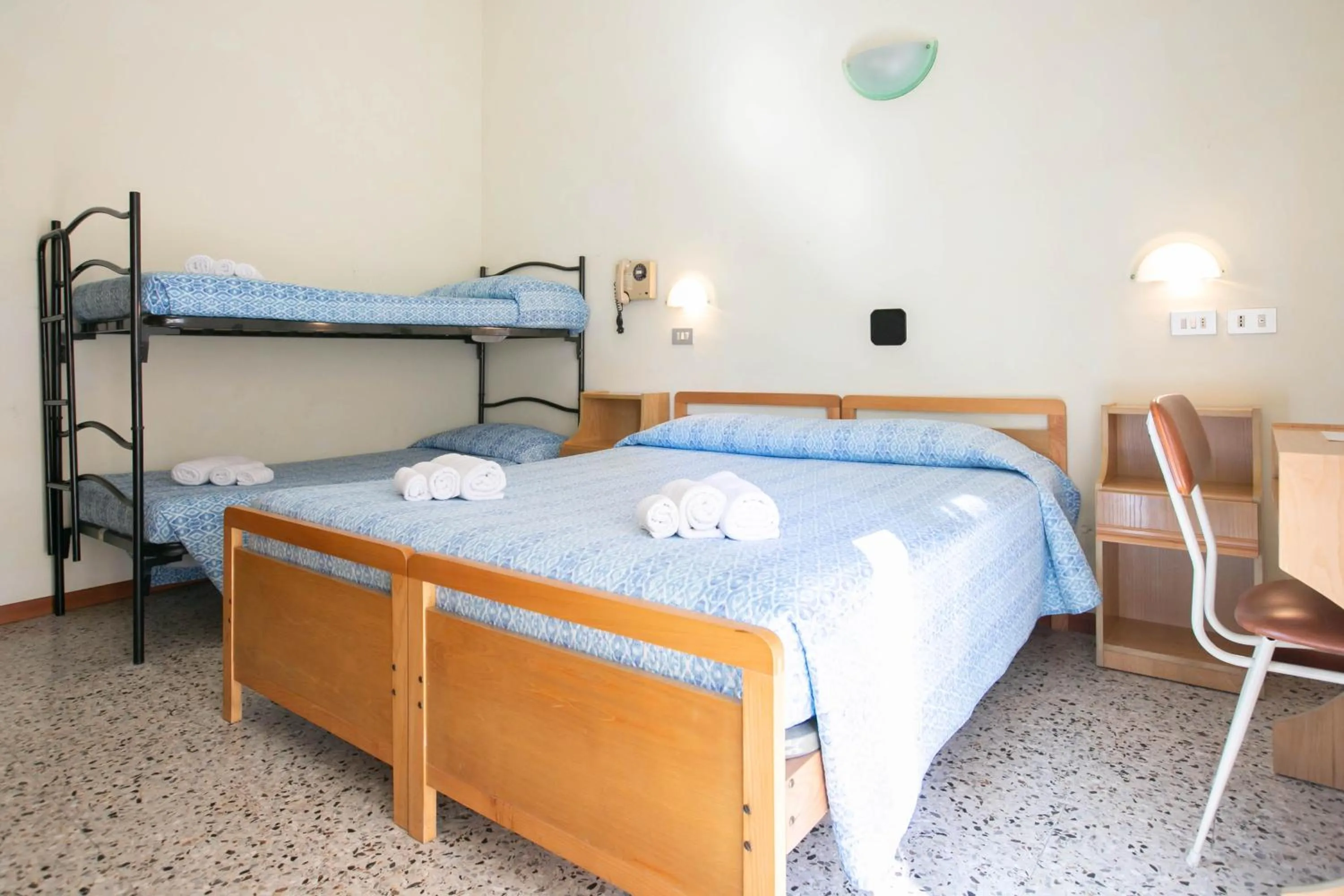 Quadruple Room with Balcony in Hotel Ischia