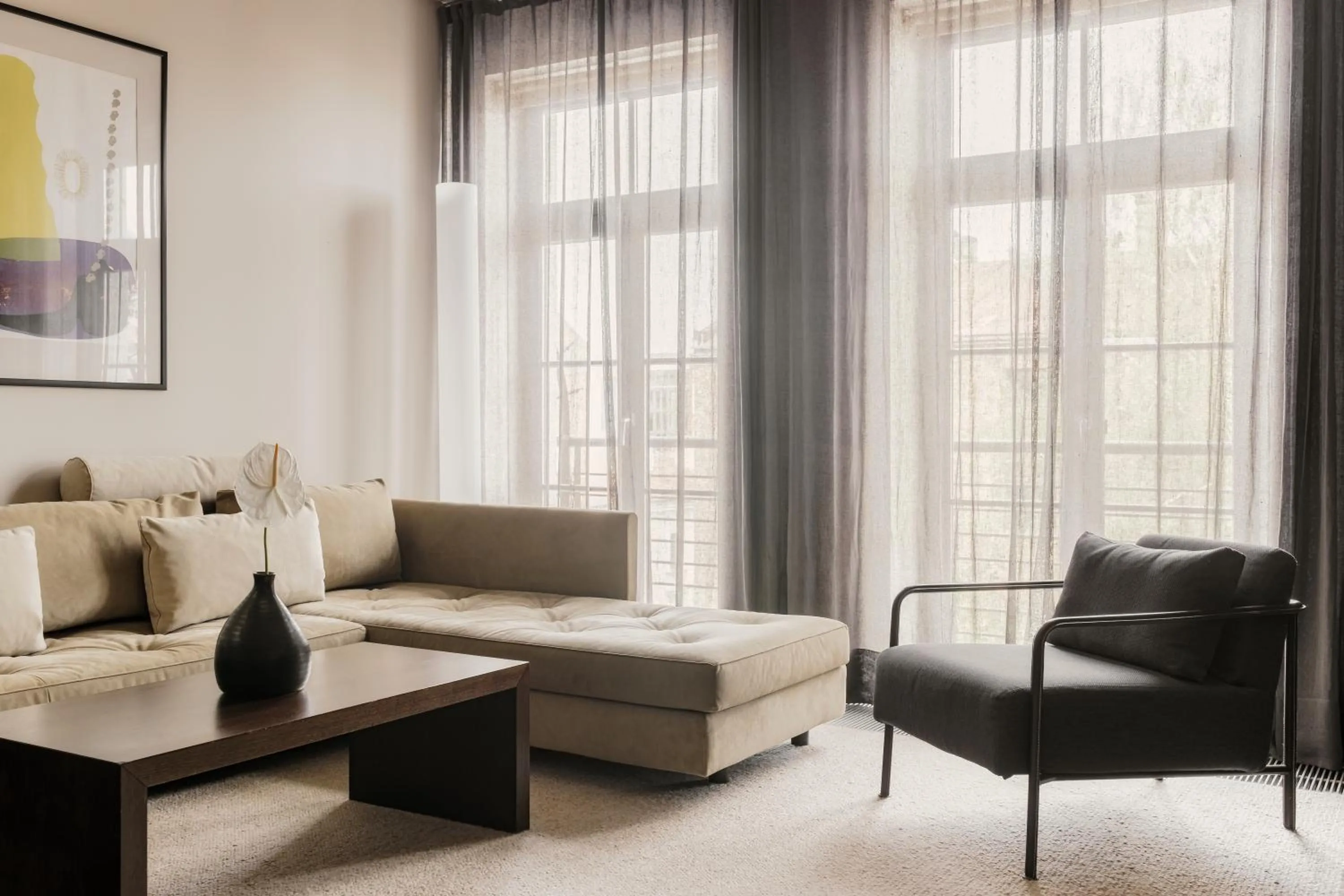 Penthouse Suite with Kitchenette in Hotel Bergs Suites