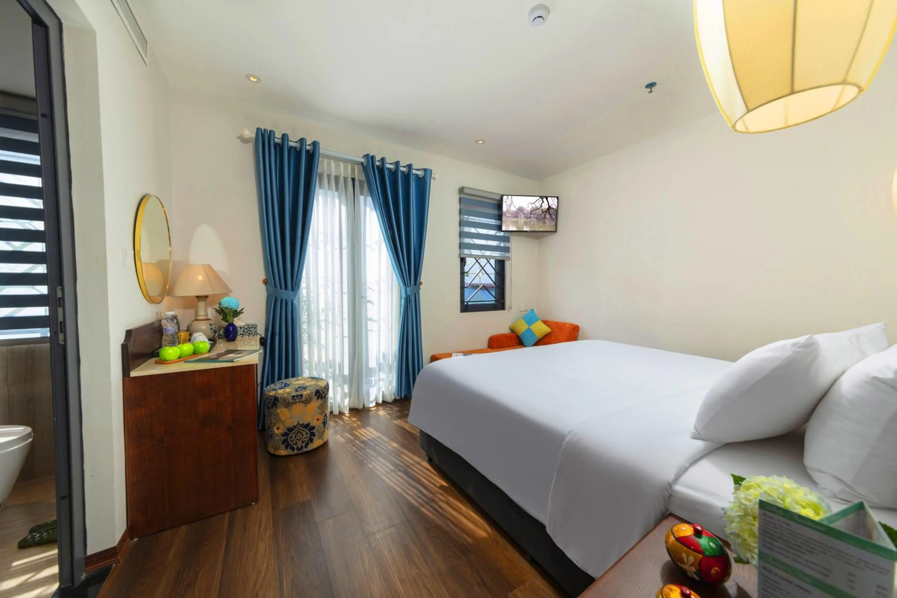 Premier Double Room with Balcony in Hanoi Calista Hotel & Spa