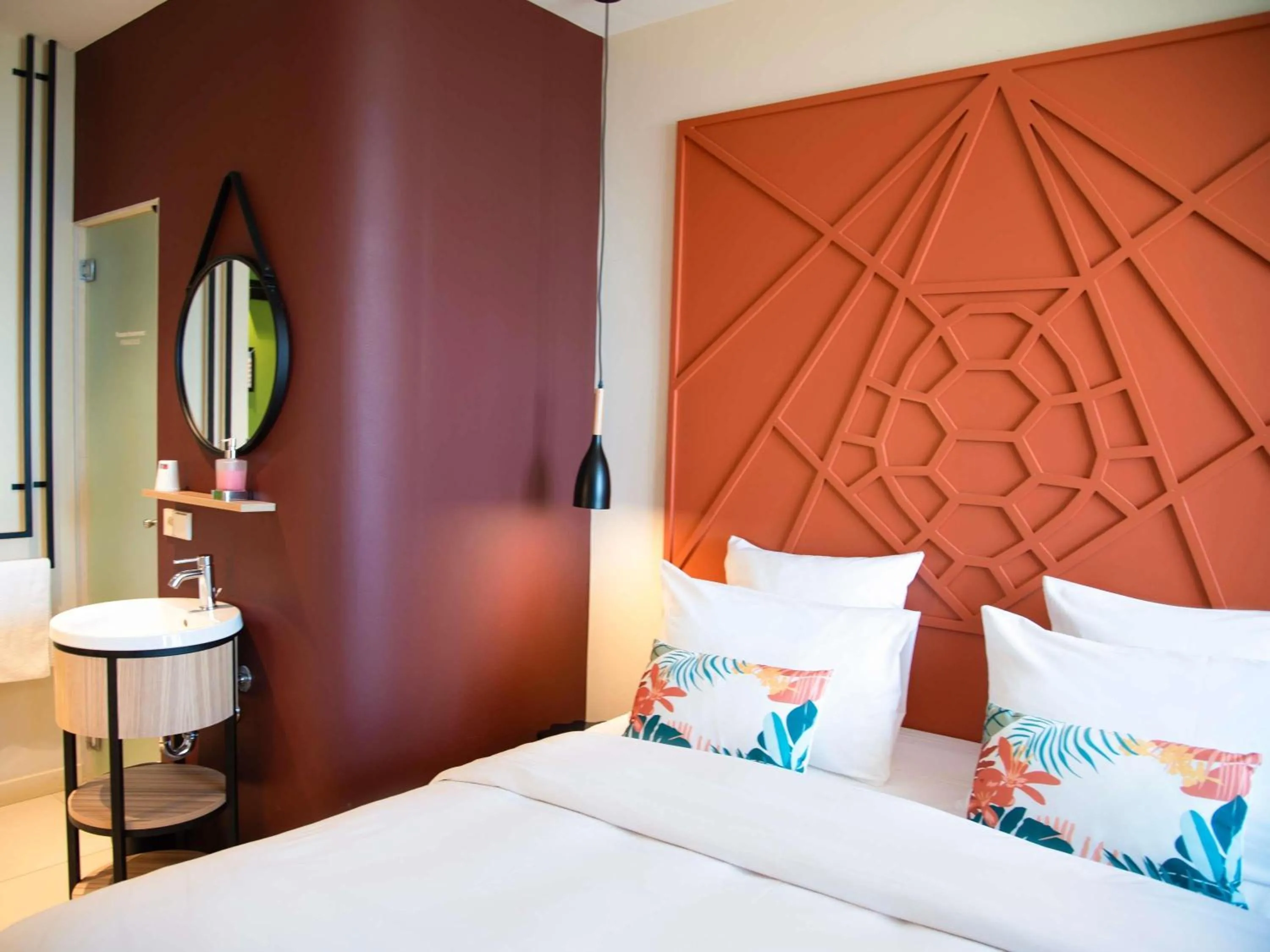 Superior Room with One Double Bed and One Sofa Bed in Ibis Styles Mayotte Aéroport