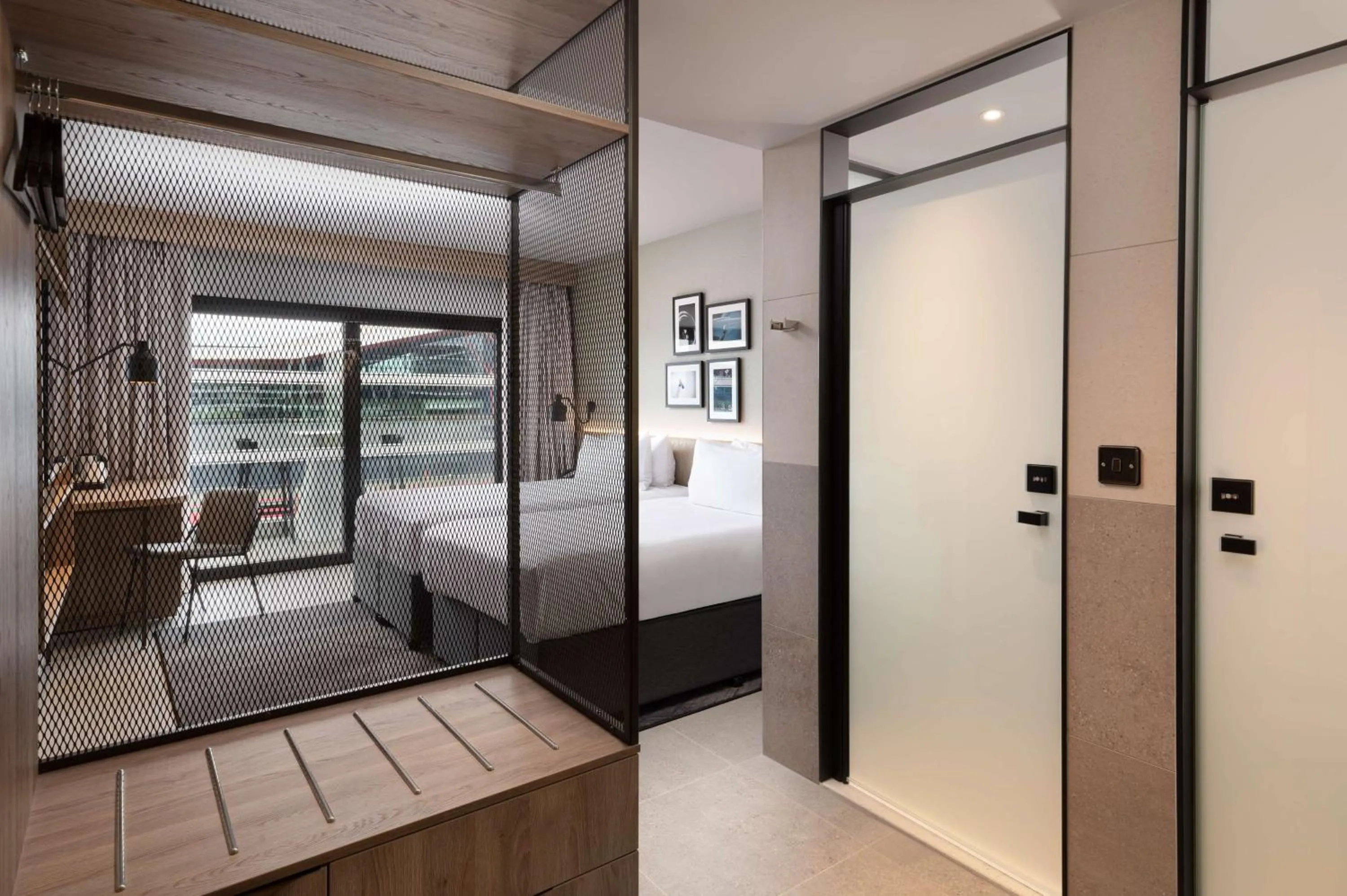 Twin Room with Balcony - Track Facing  in Hilton Garden Inn Silverstone