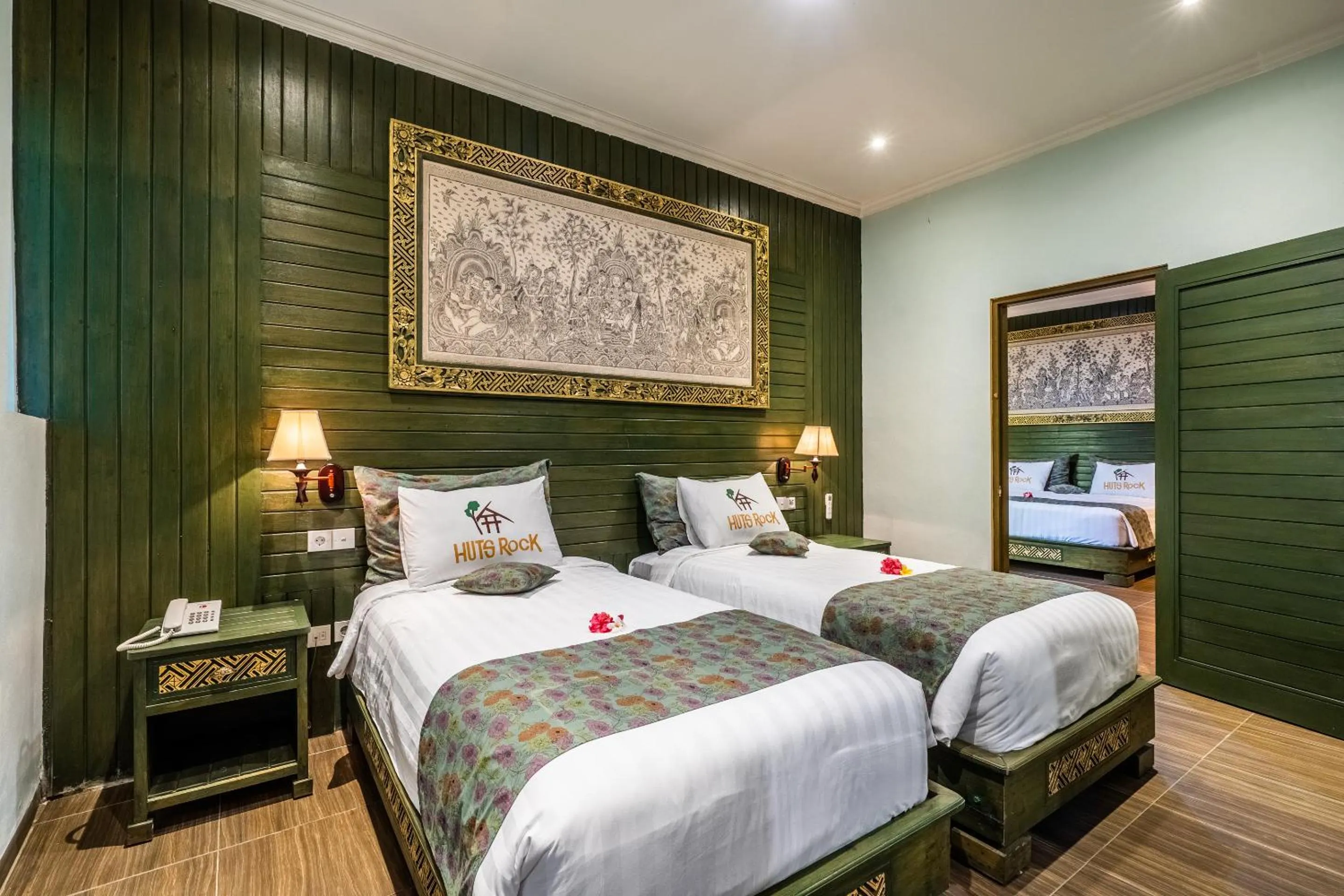 Standard Twin Room in Huts Rock Ubud