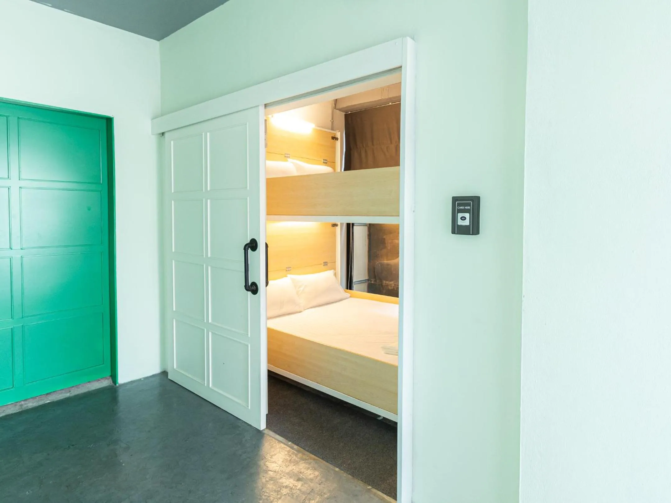 Standard Queen Room with Two Queen Beds in Khao San Social Capsule Hostel