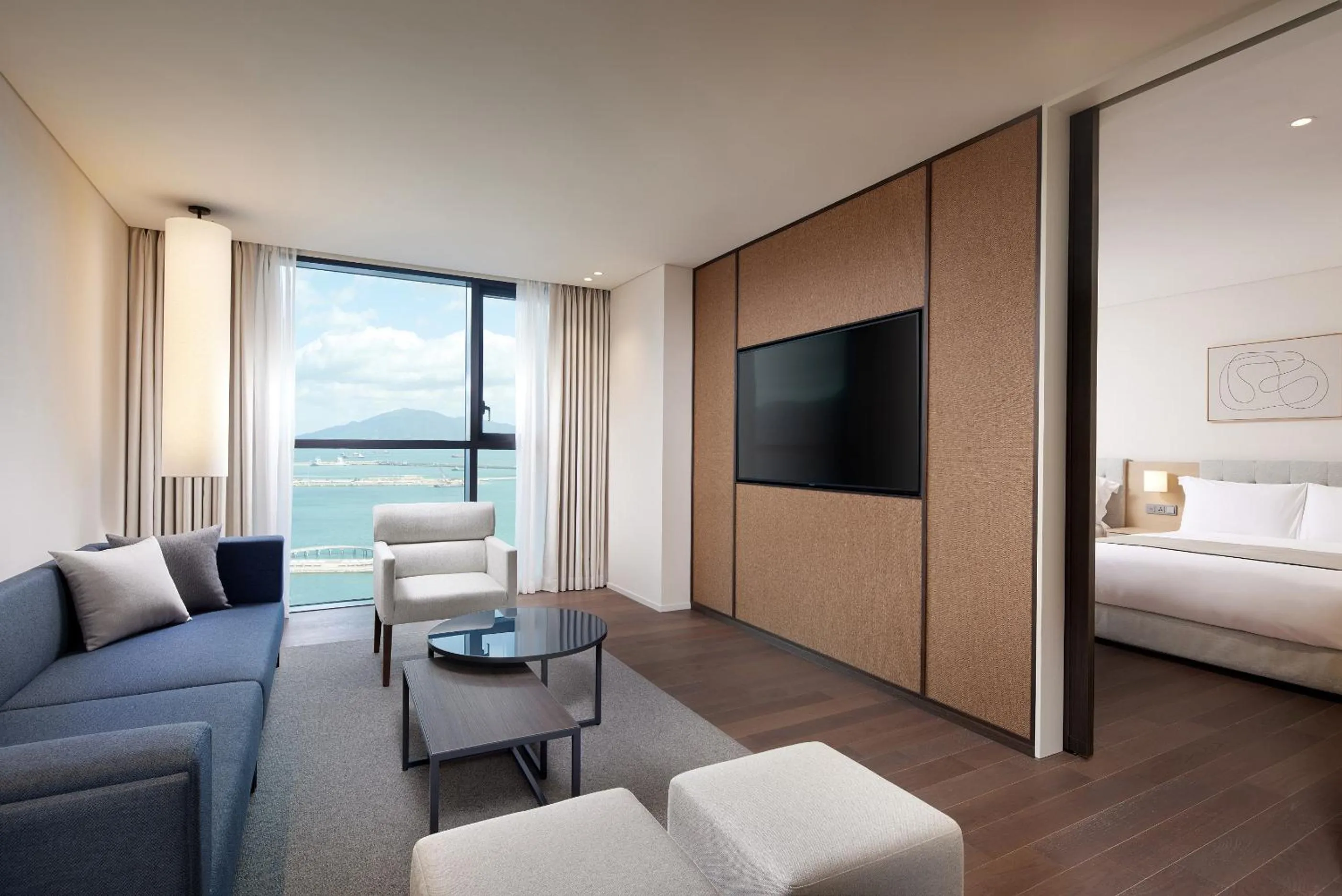 Grand Suite Twin with Ocean View in Shilla Stay Yeosu Expo Station