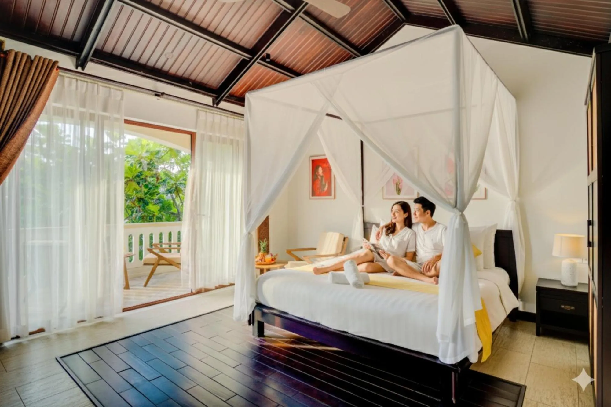 Deluxe Double Room with Balcony in Én Retreat Hoi An