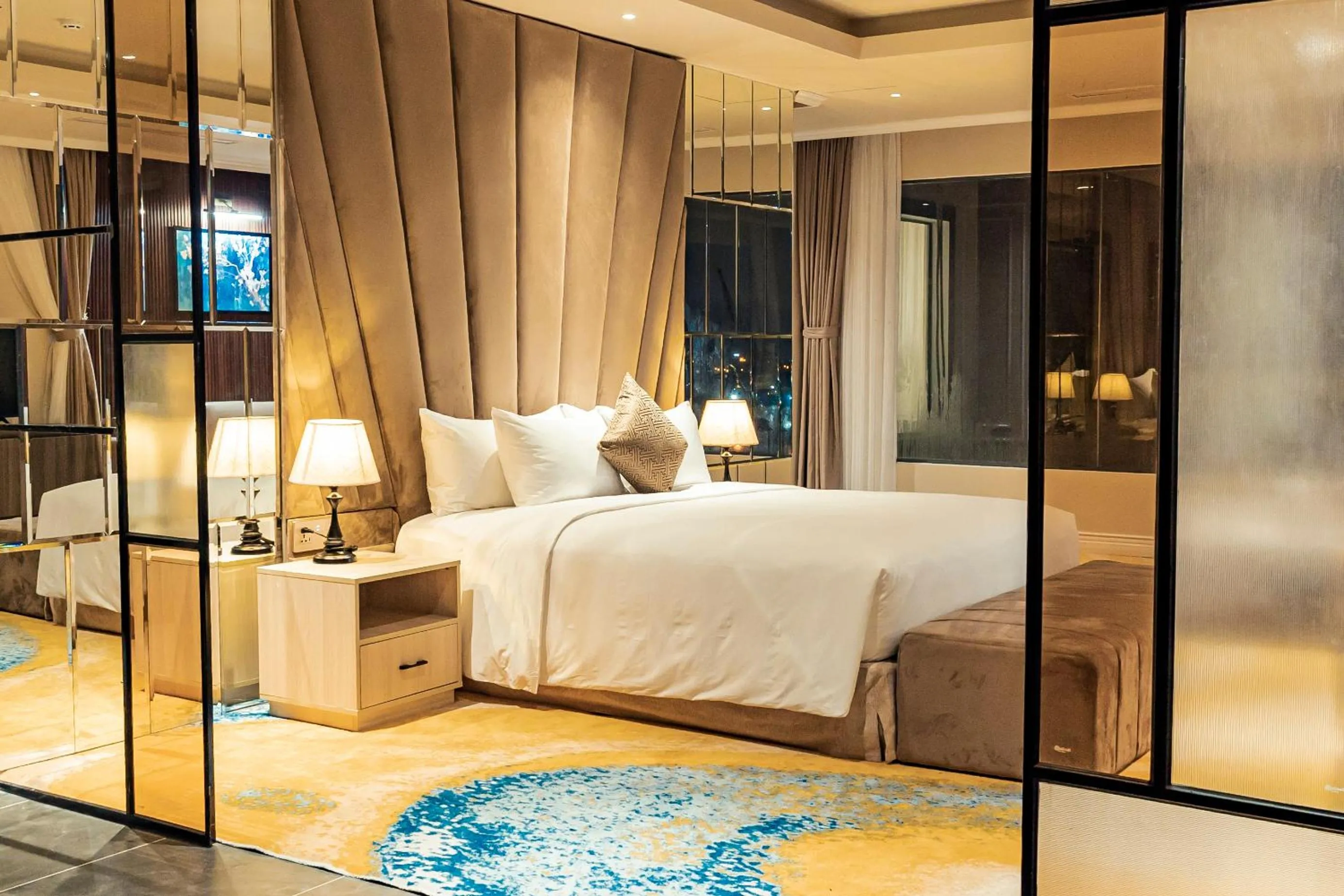 Suite with Balcony + Free Shuttle Bus To City Center in La Vela Hue Hotel