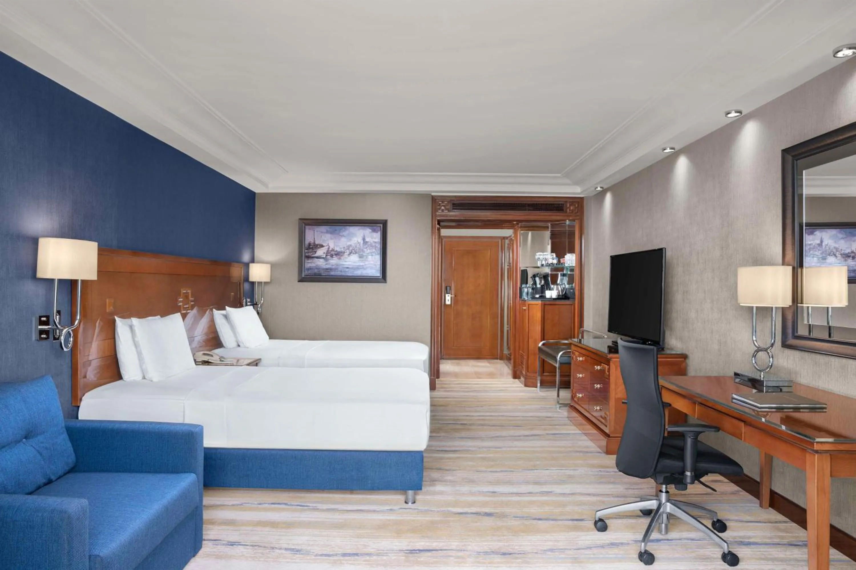 Deluxe Twin Room with Garden View in Hilton Istanbul Bosphorus