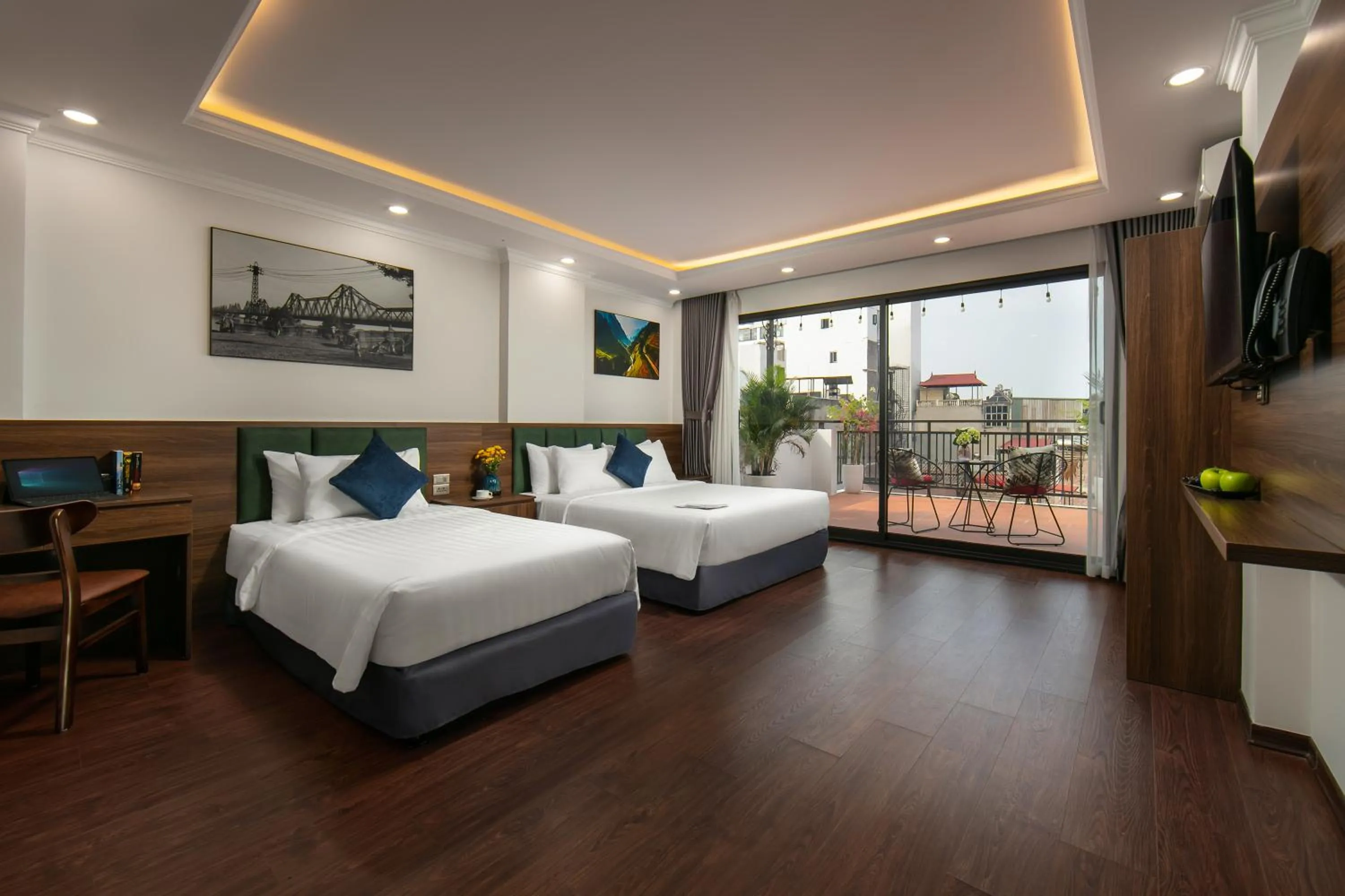 Family Room with Terrace in Hanoi Vacanza Premier Hotel