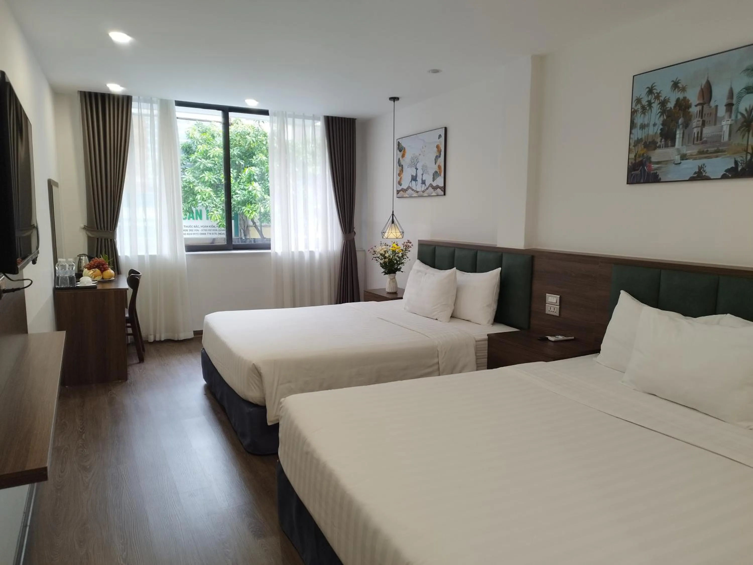 Twin Room with City View in Hanoi Vacanza Premier Hotel
