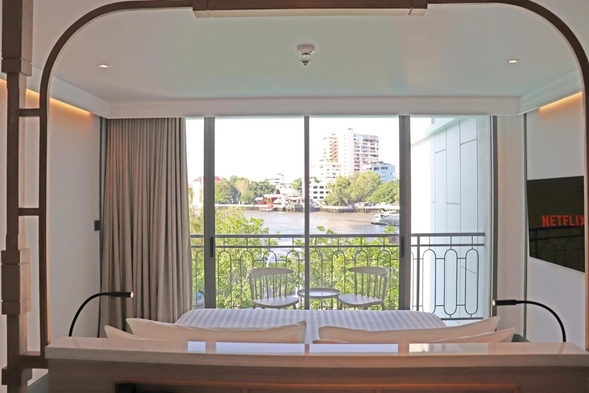 Superior River View with Balcony, King Bed in The Quarter Chaophraya by UHG