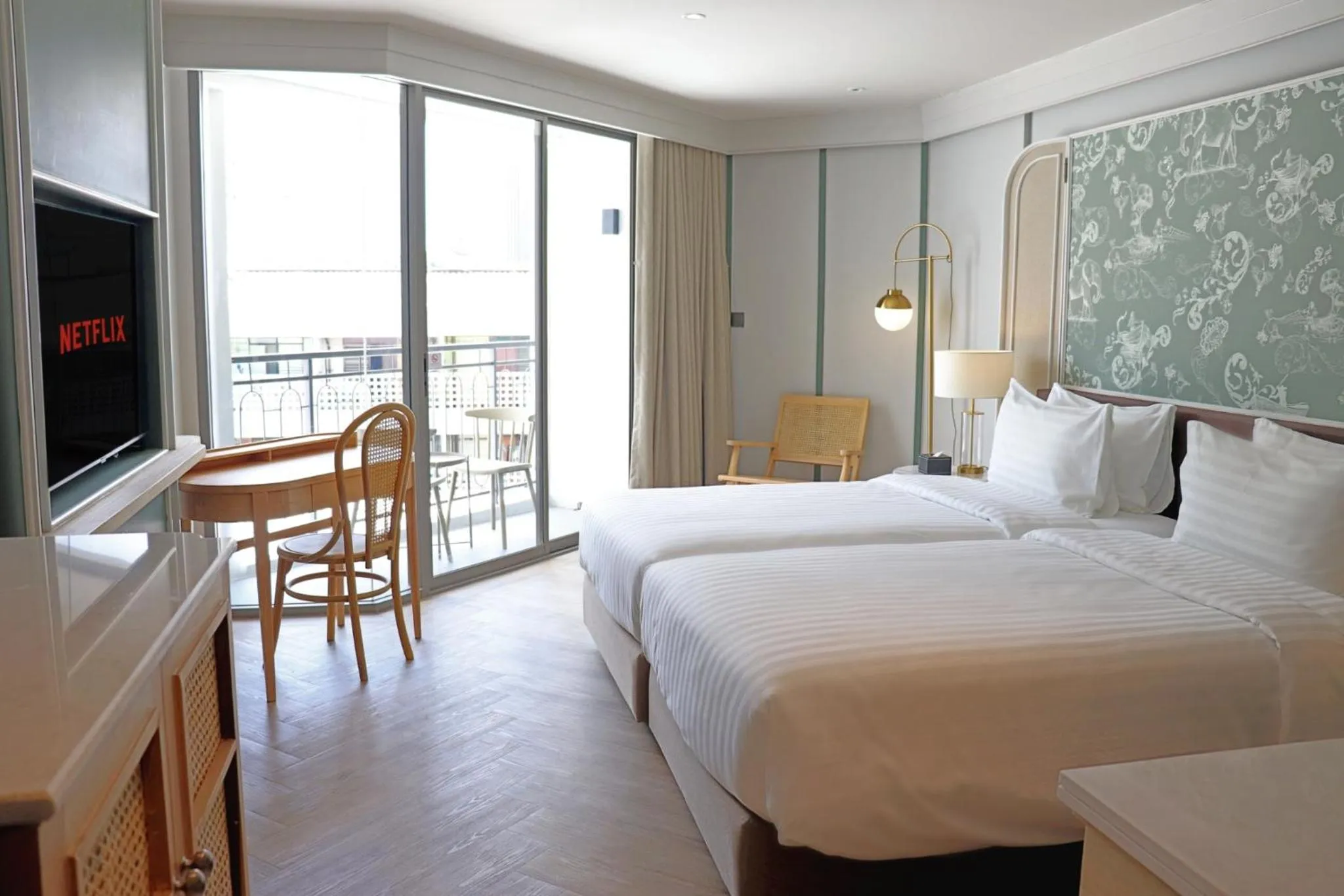  Superior Twin Room with Balcony in The Quarter Chaophraya by UHG