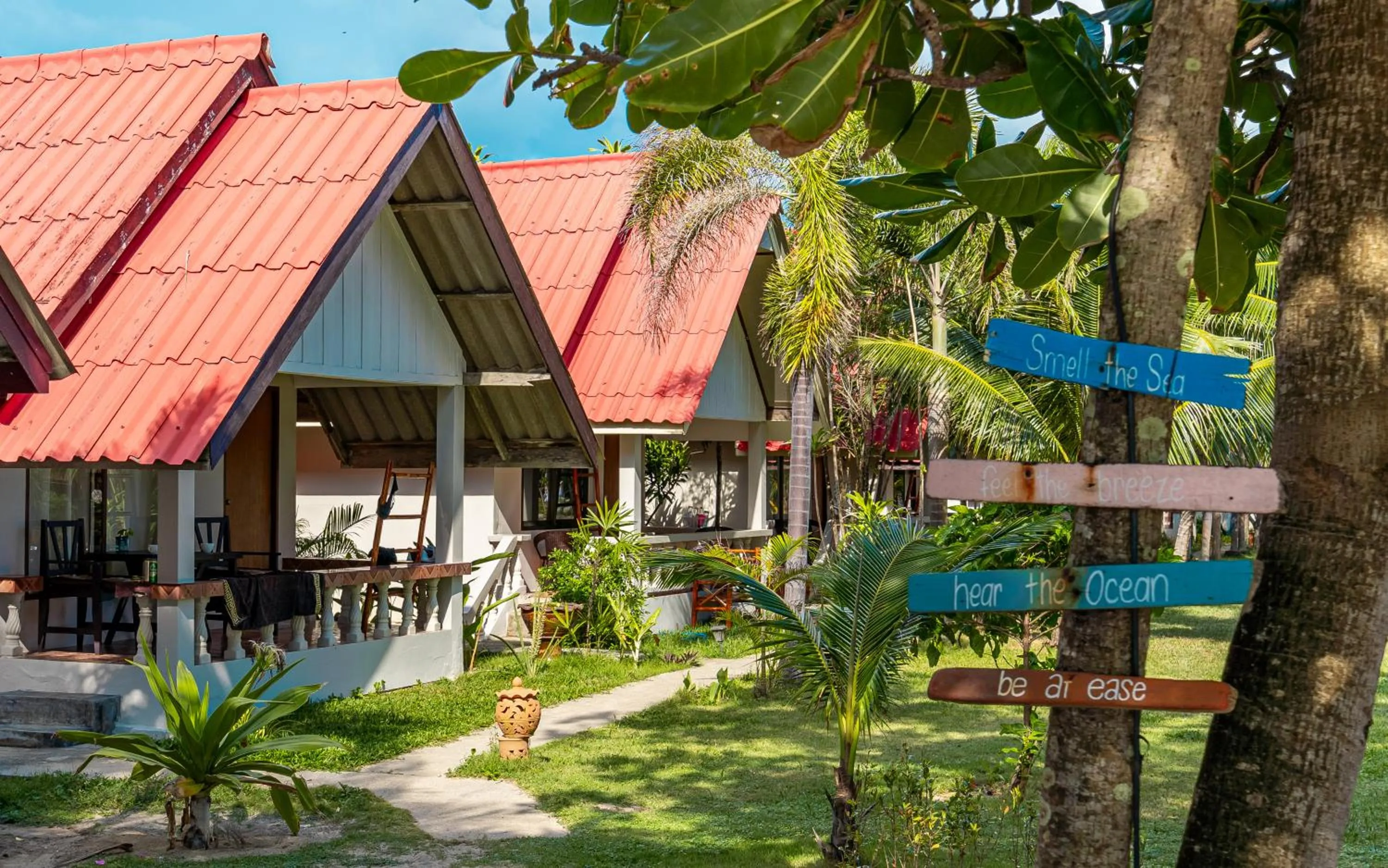 Family Room with Garden View in Lanta Beachfront Resort