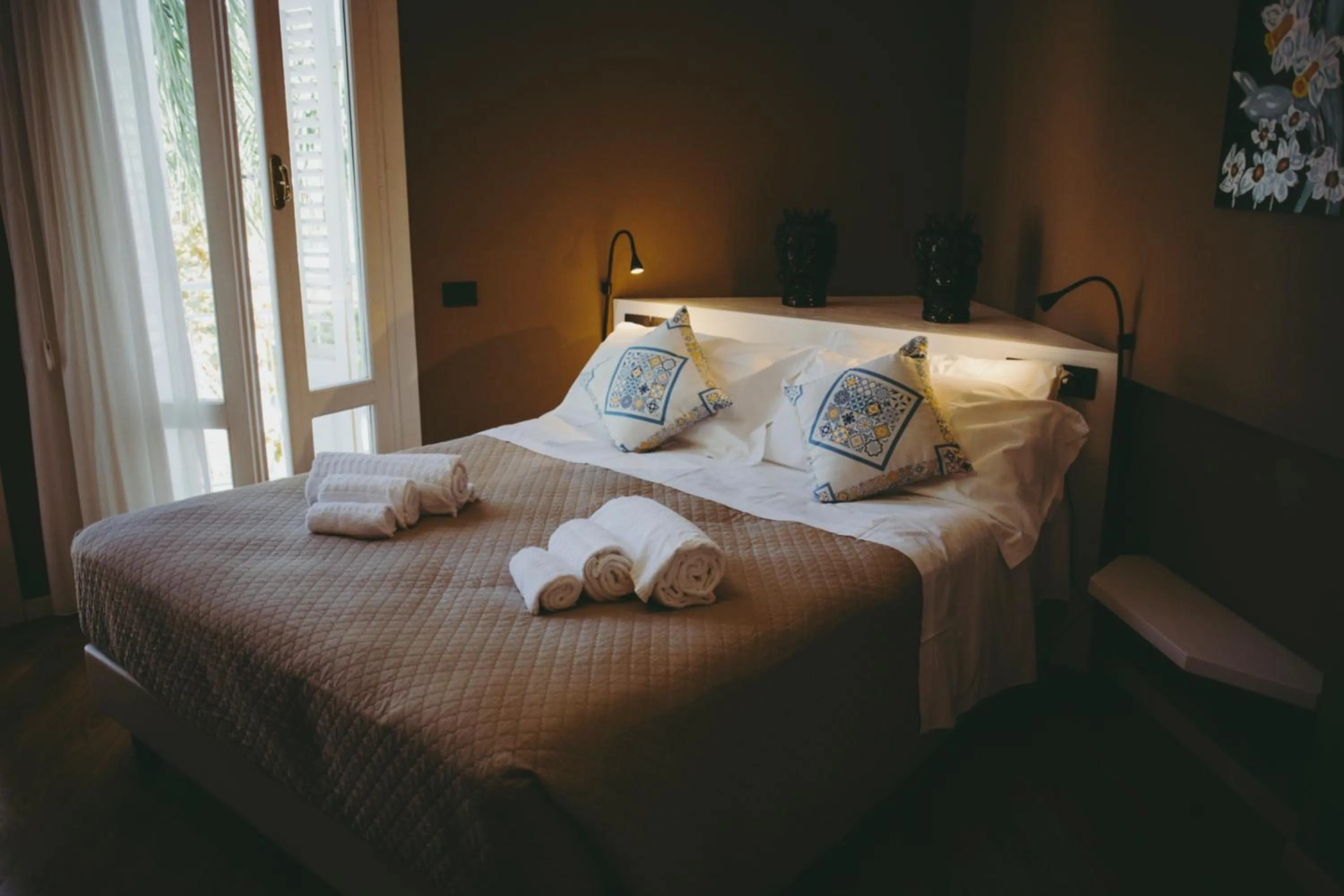 Double Room with Sea View in Villa Calipso