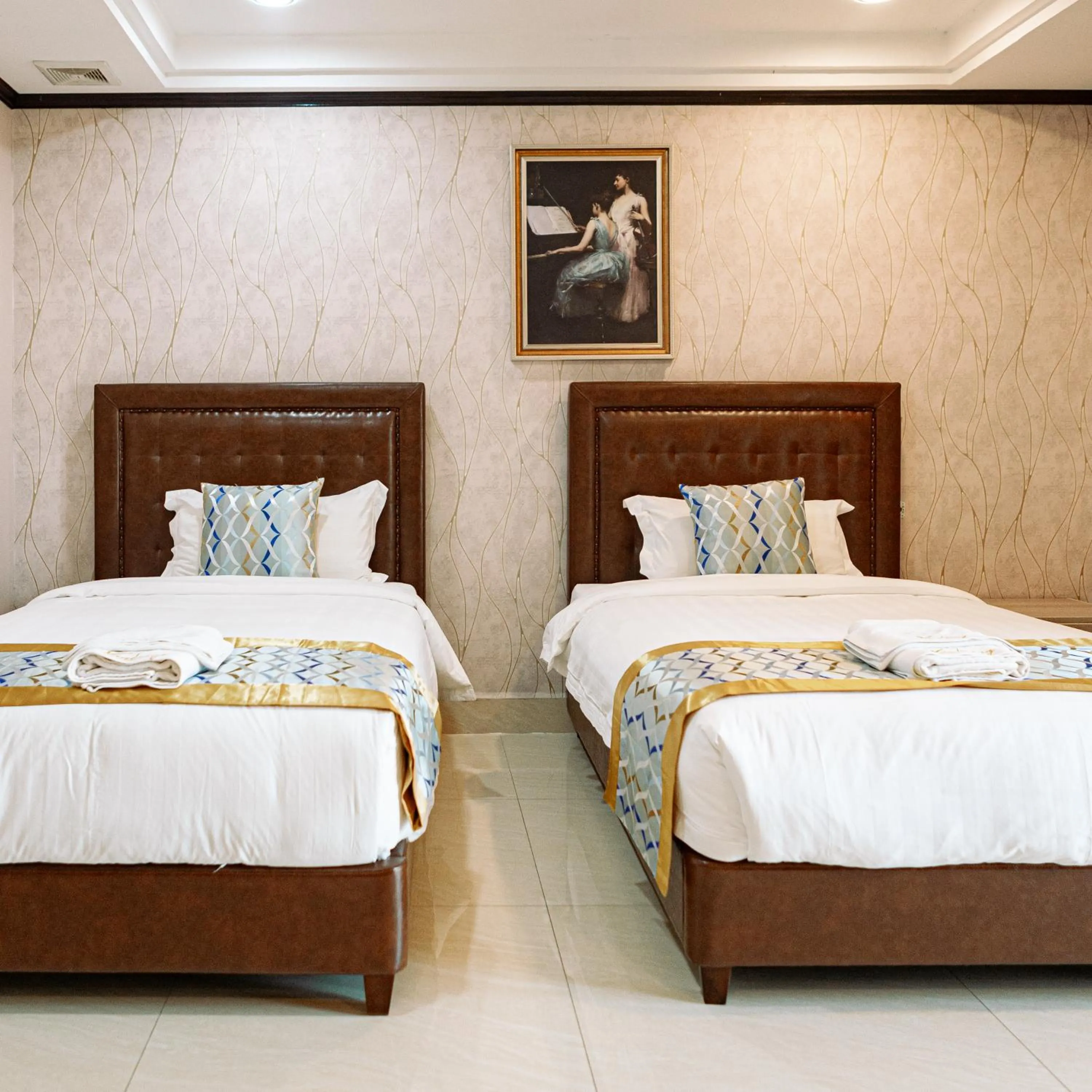 Deluxe Twin Room with Balcony in VANHSENG BOUTIQUE VIENTIANE HOTEL