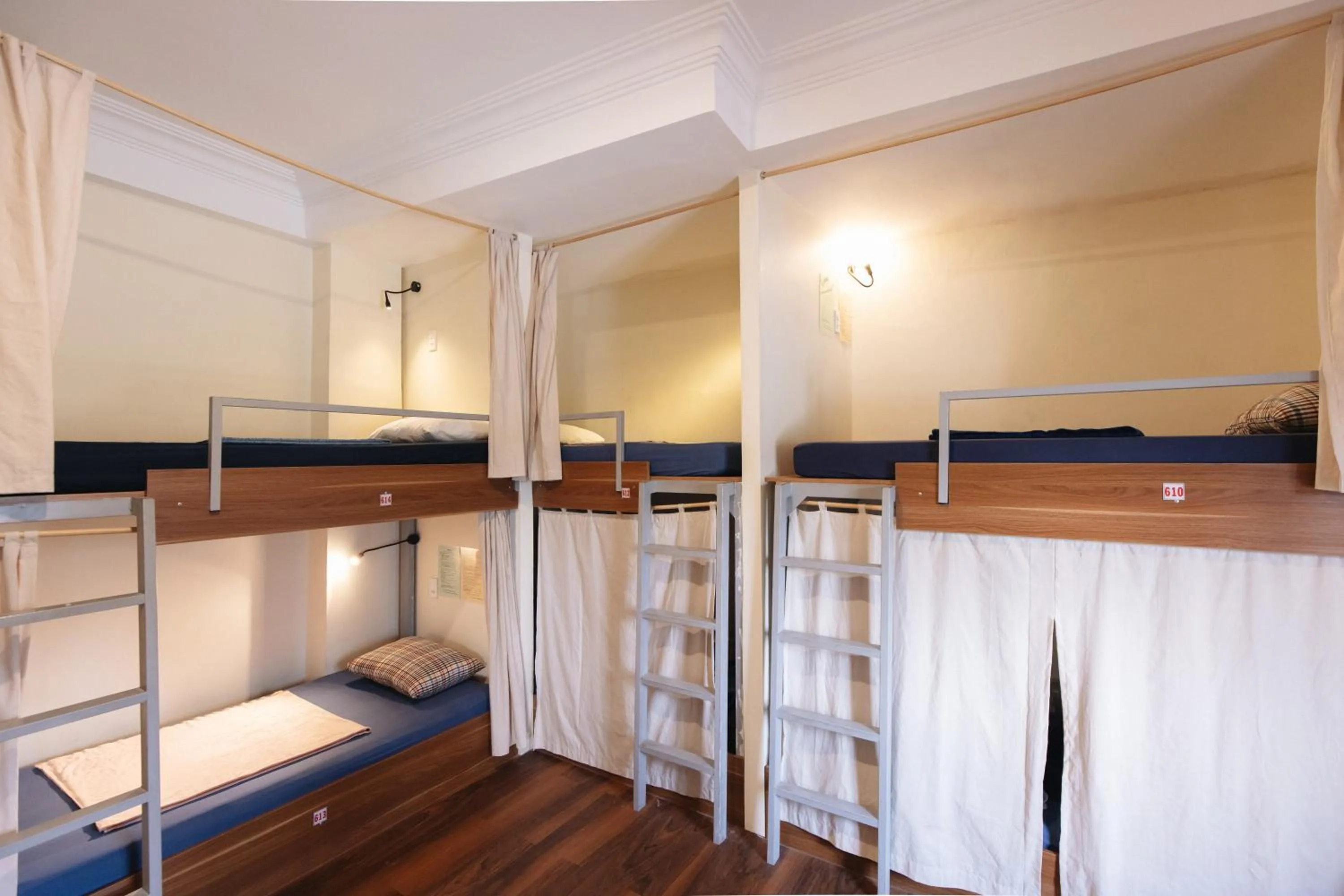 Single Bed in Female Dormitory Room in 9 Hostel and Suites