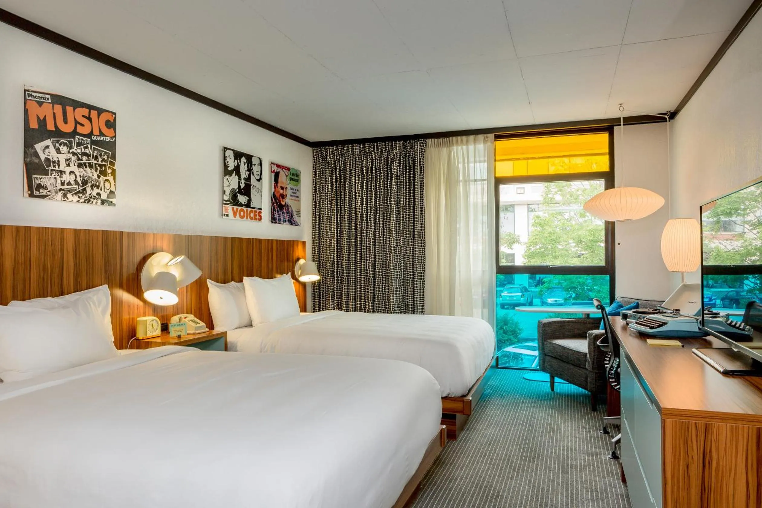 Queen Room with Two Queen Beds in The Verb Hotel