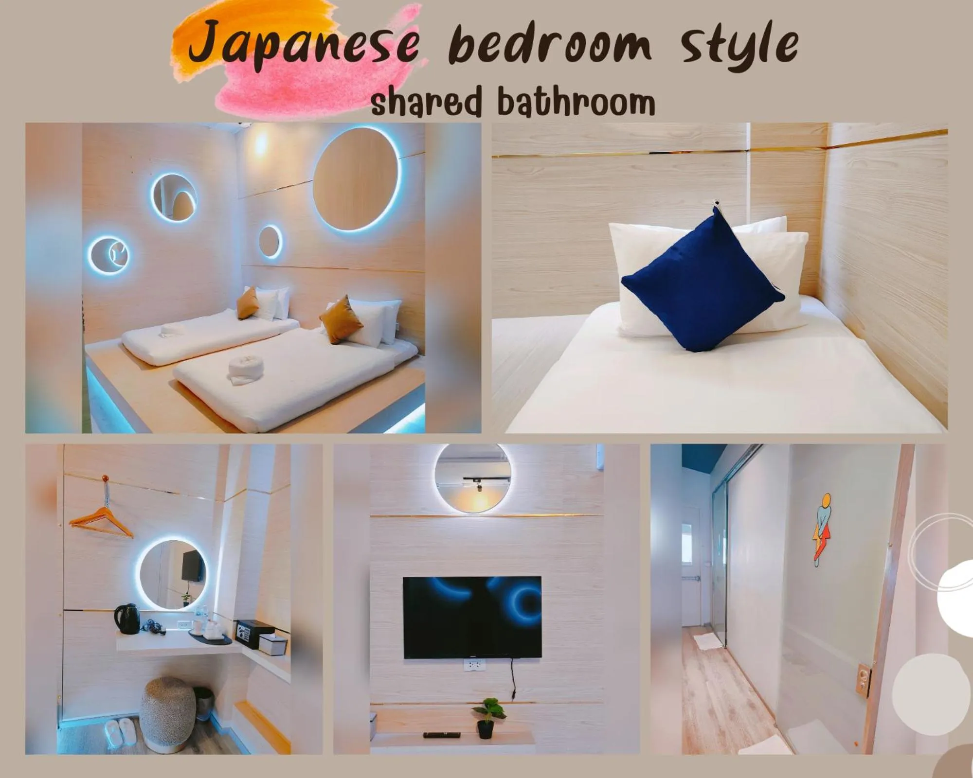 Standard Twin Room with Shared Bathroom in Icon Hotel Hatyai