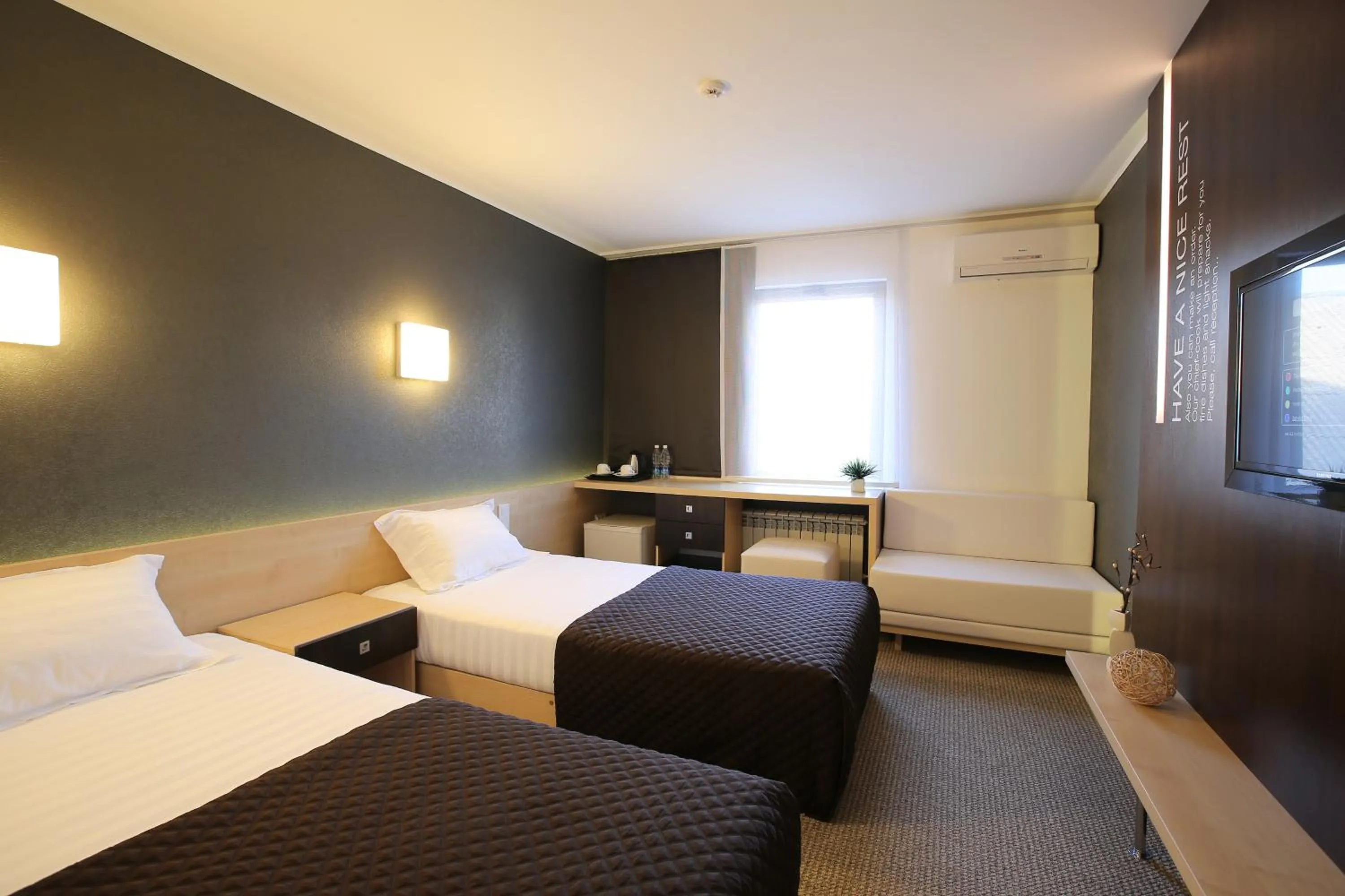 Club Twin Room in Futuro Hotel Bishkek