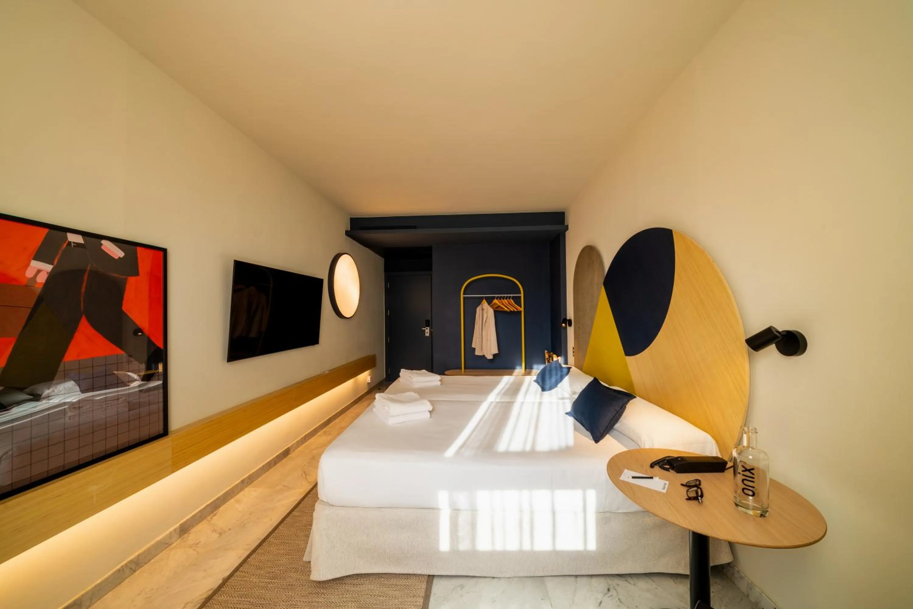 Twin Room with Balcony (2 Adults) in Onix Fira