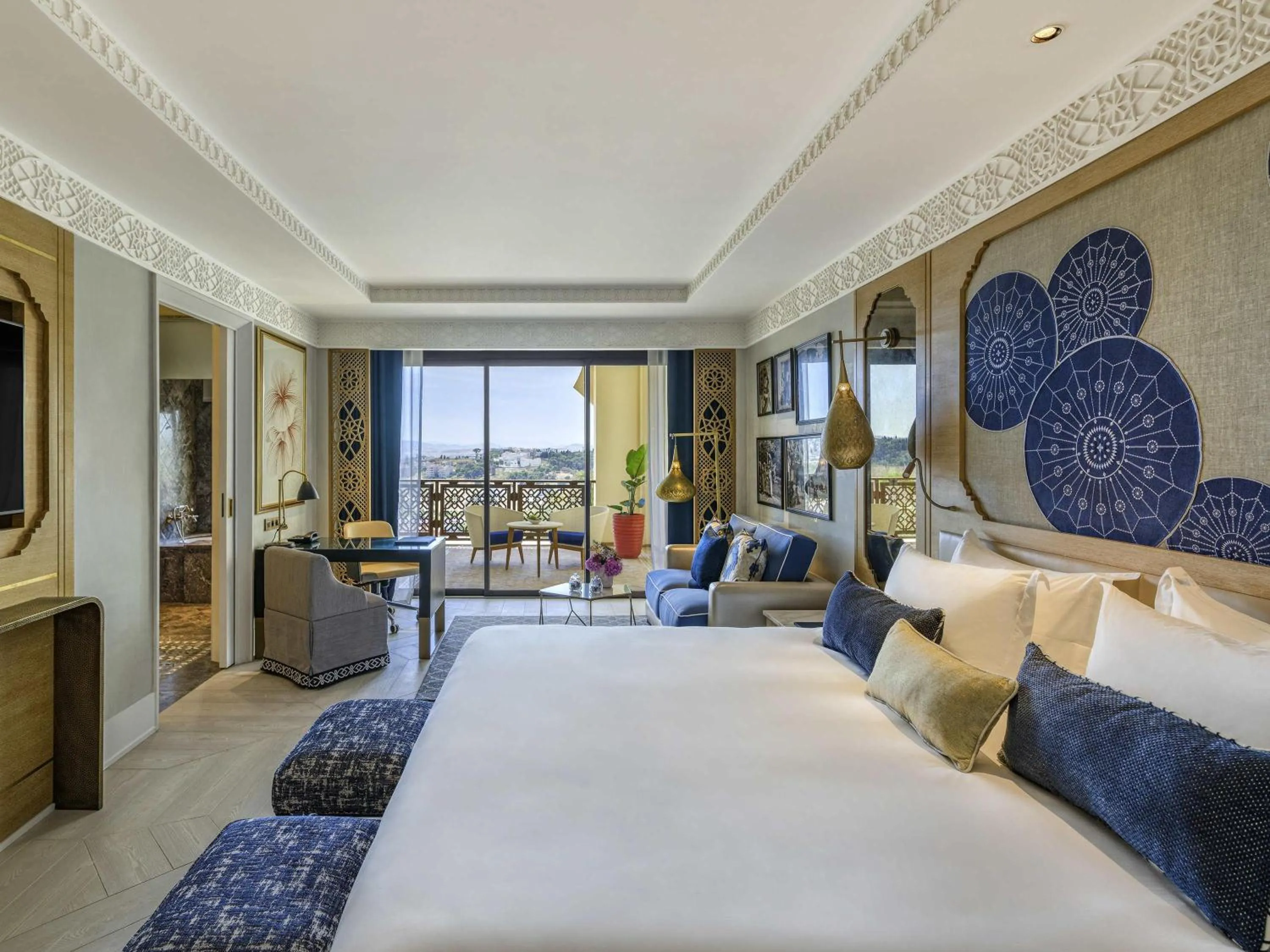Deluxe King Room With Panoramic View in Fairmont Tazi Palace Tangier