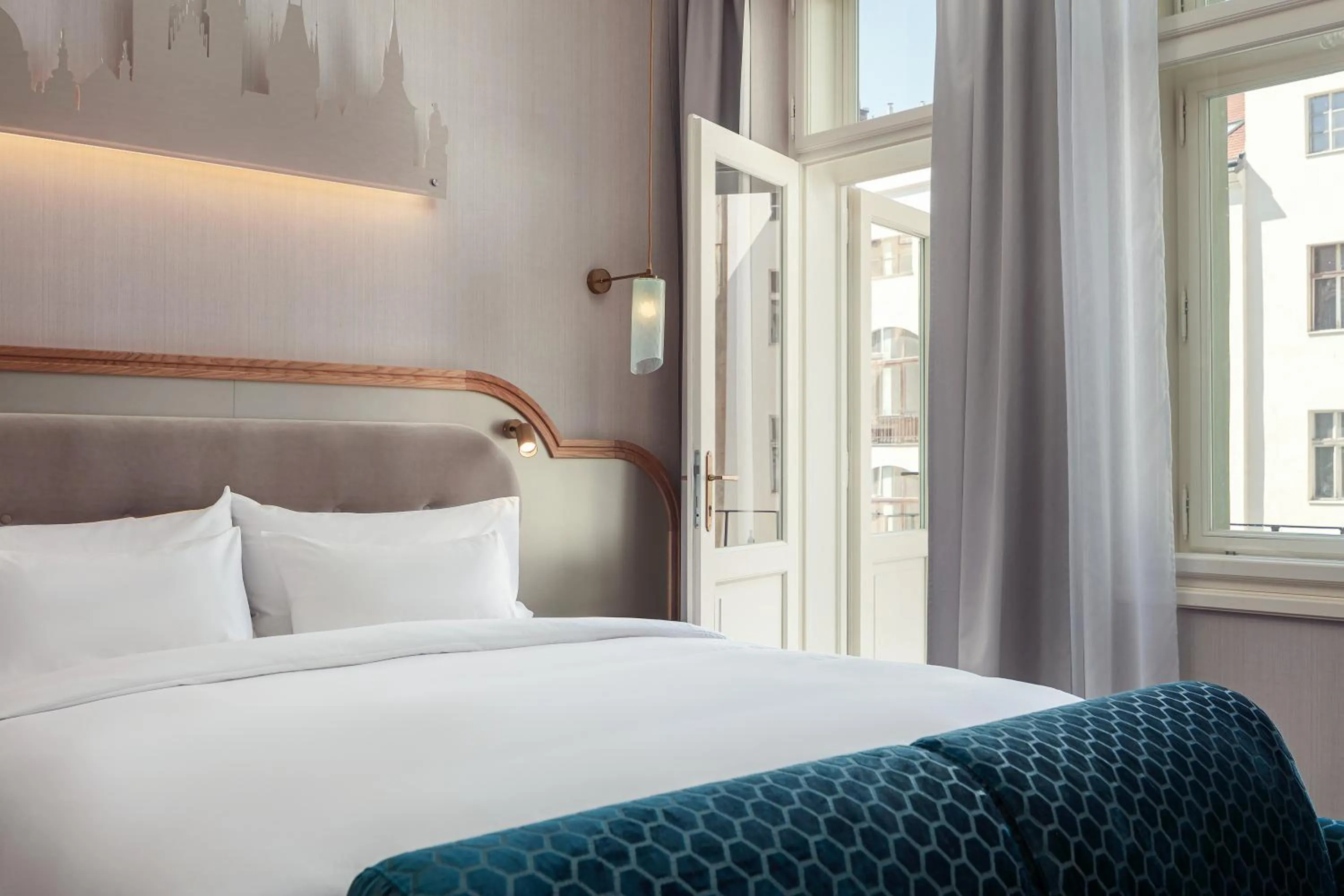 Deluxe King Room with Sofa Bed and Balcony in Allure Hotel & Residence Prague