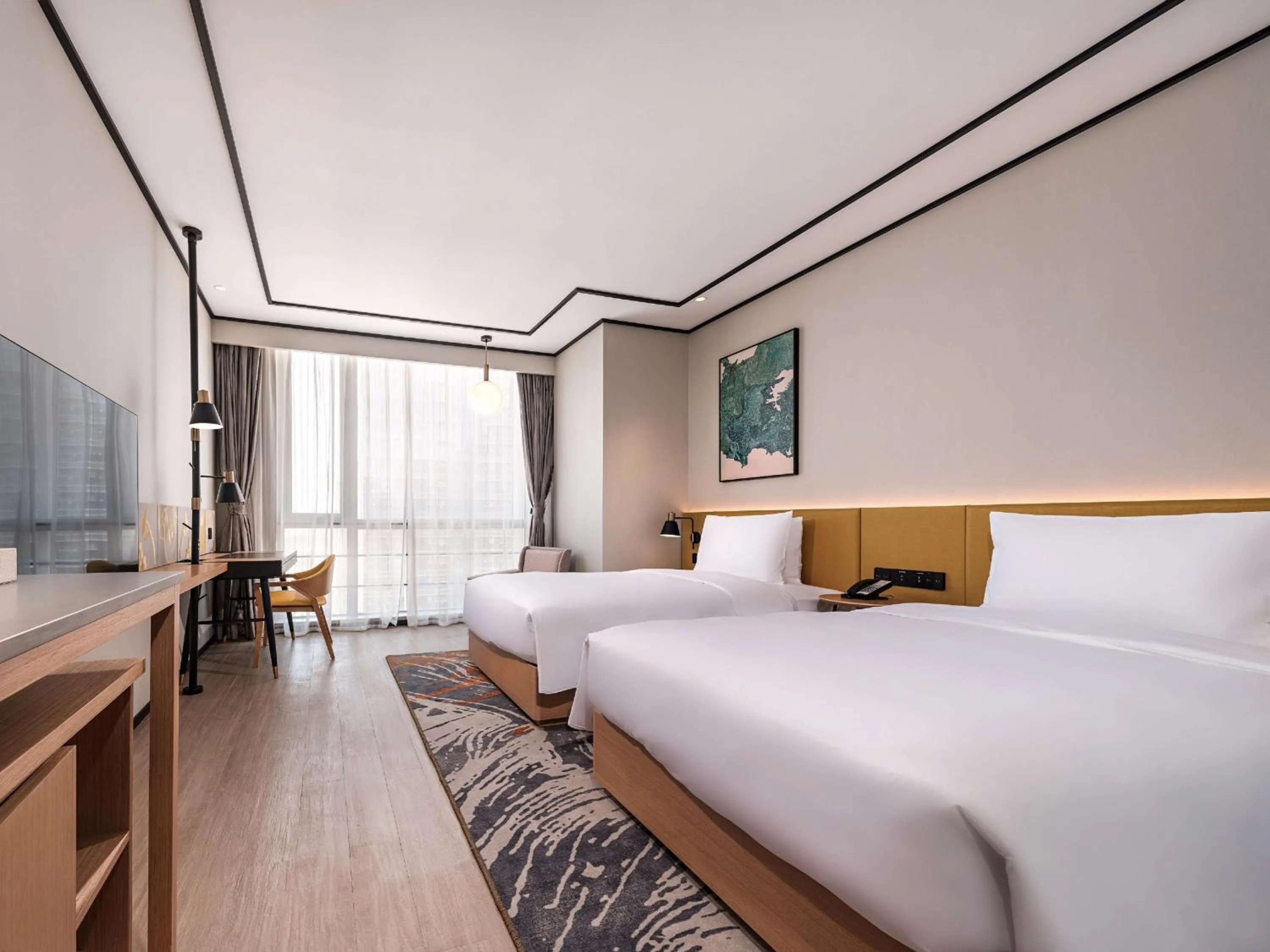 Twin Room in Hilton Garden Inn Hefei Binhu New District