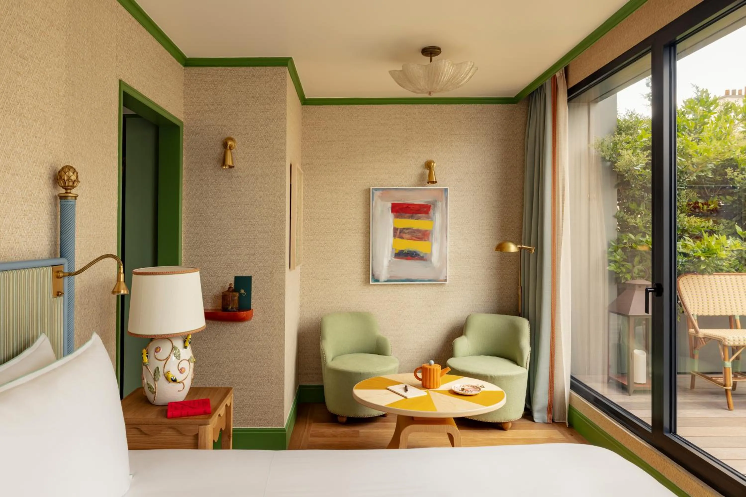 Double Room with Terrace in La Fantaisie