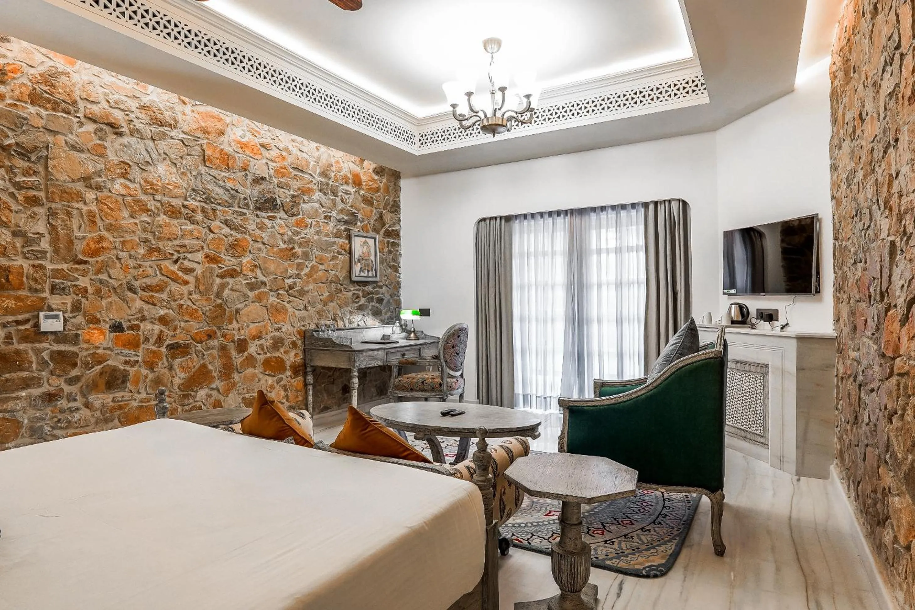 Villa with Garden View - single occupancy in Juna Mahal Jungle Resort Ranthambore