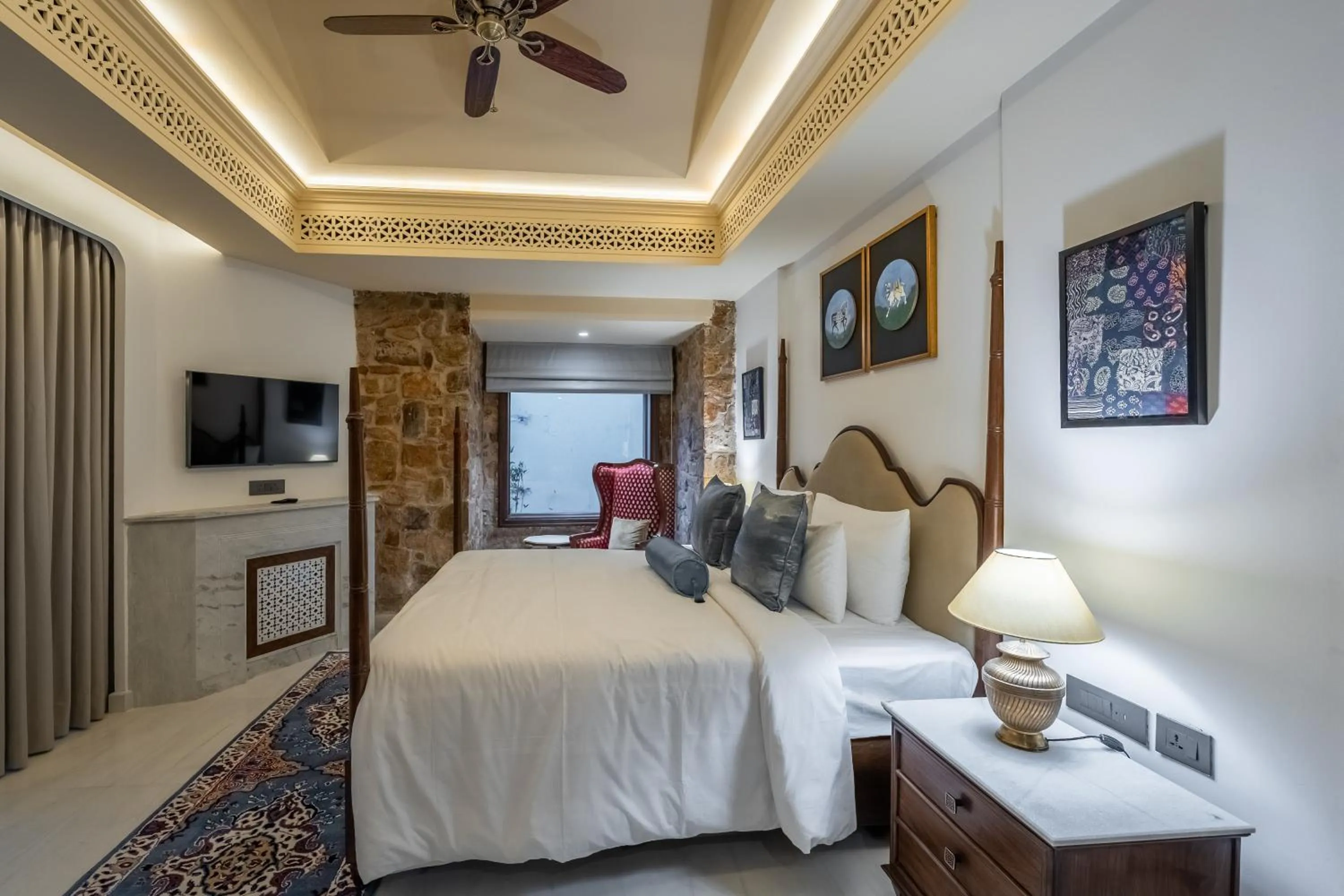 Two-Bedroom Villa - single occupancy in Juna Mahal Jungle Resort Ranthambore