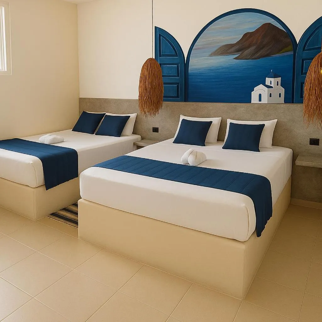 Double Room with Two Double Beds - single occupancy in Kassia Tulum