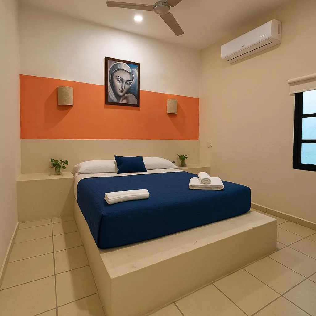 Double Room with Private Bathroom - single occupancy in Kassia Tulum